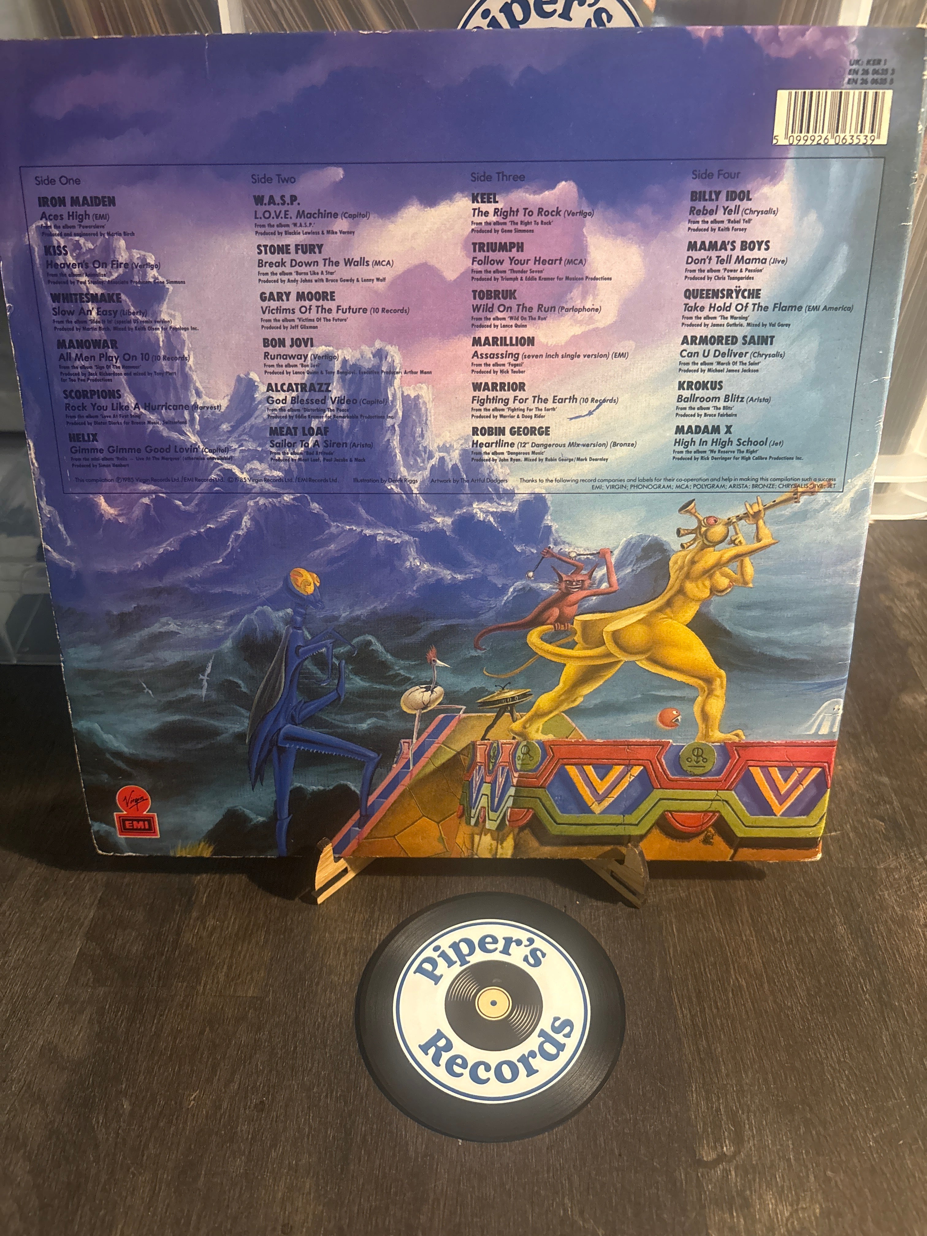 Various Artists – Kerrang! Kompilation (2×LP, Compilation, Gatefold)