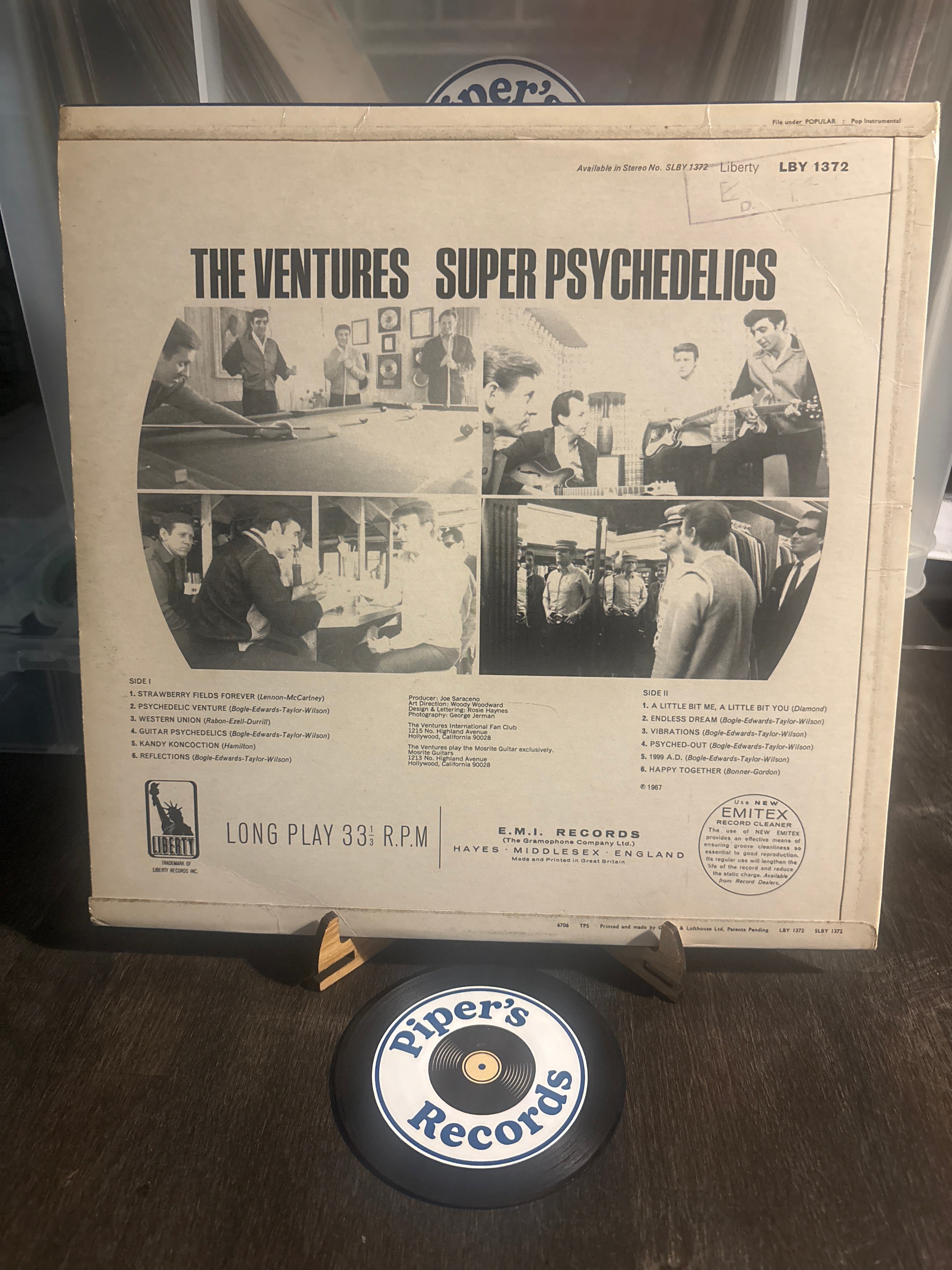 The Ventures – Super Psychedelics (LP, Mono)