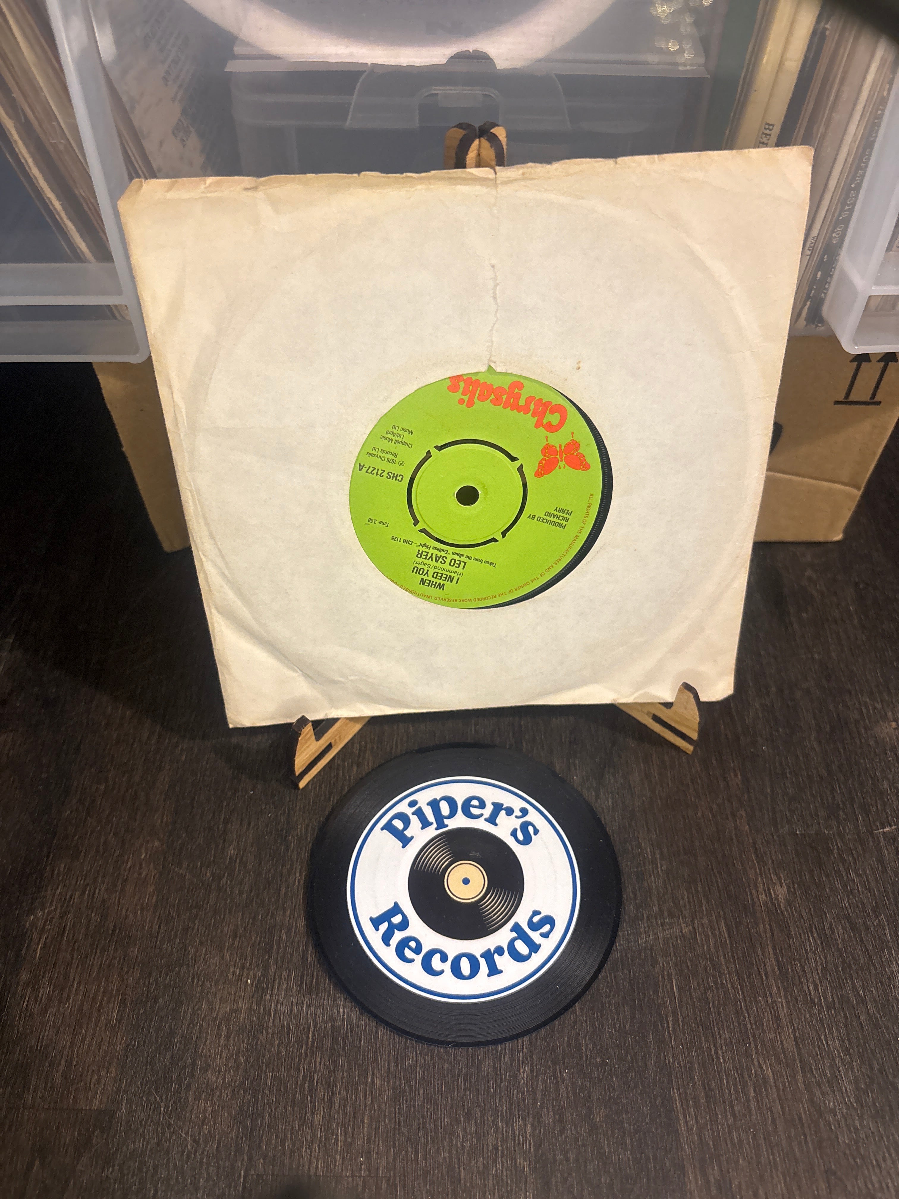 Leo Sayer – When I Need You (7", 1976, Chrysalis – CHS 2127)