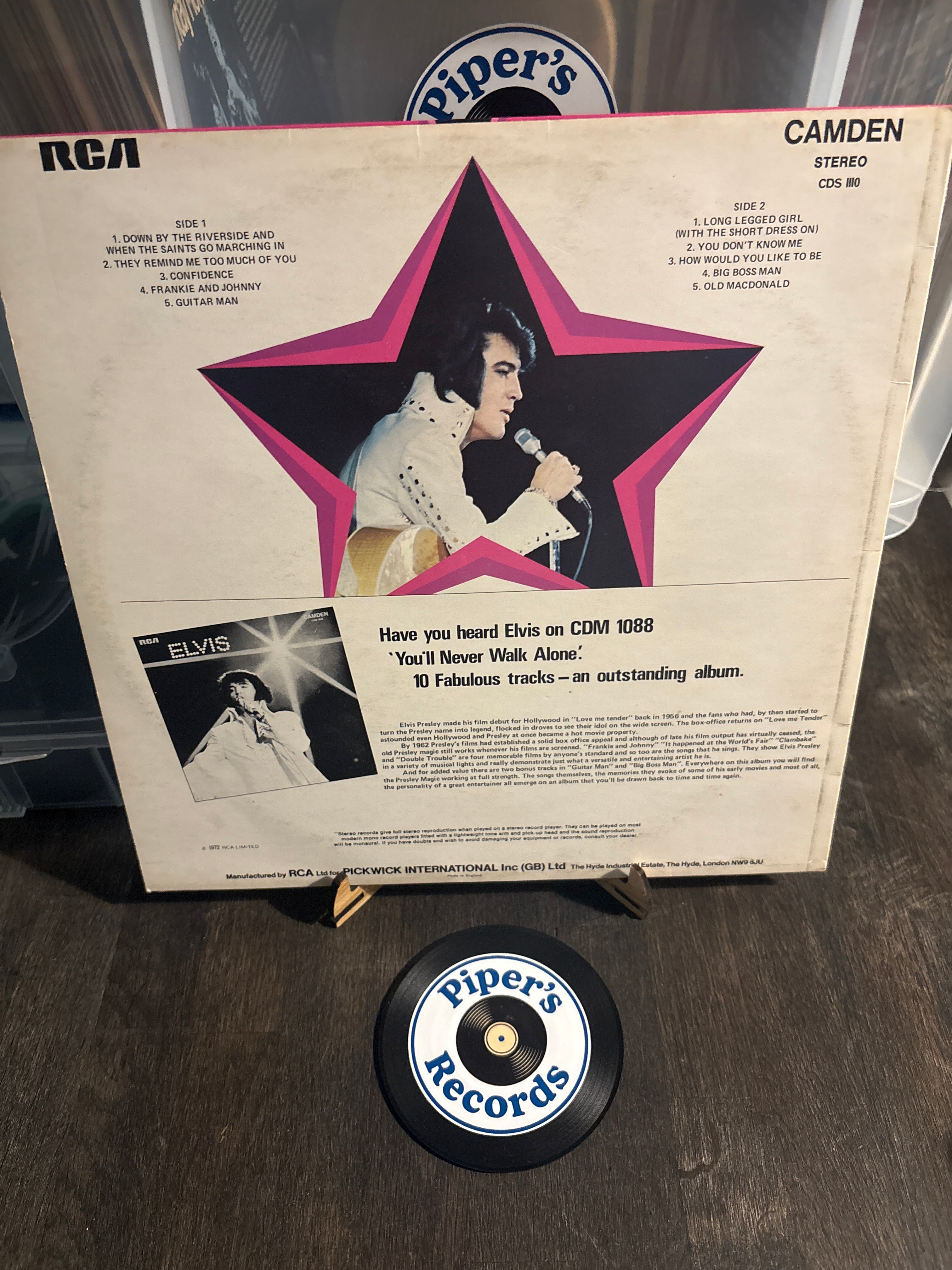 Elvis Presley – Separate Ways (LP, Compilation, 1973 UK Press)