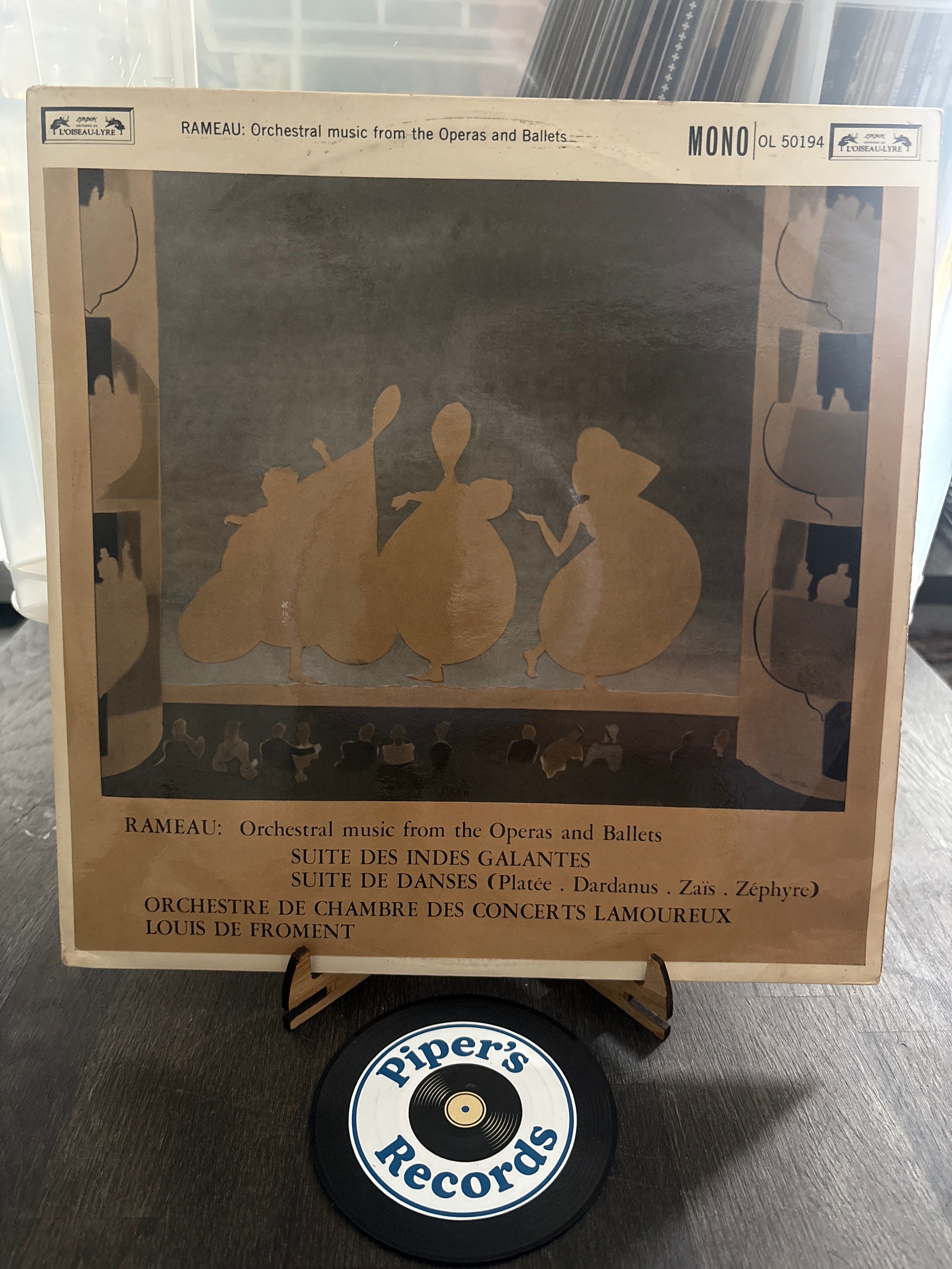 Jean‑Philippe Rameau – Orchestral Music from the Operas and Ballets (1961 UK LP)