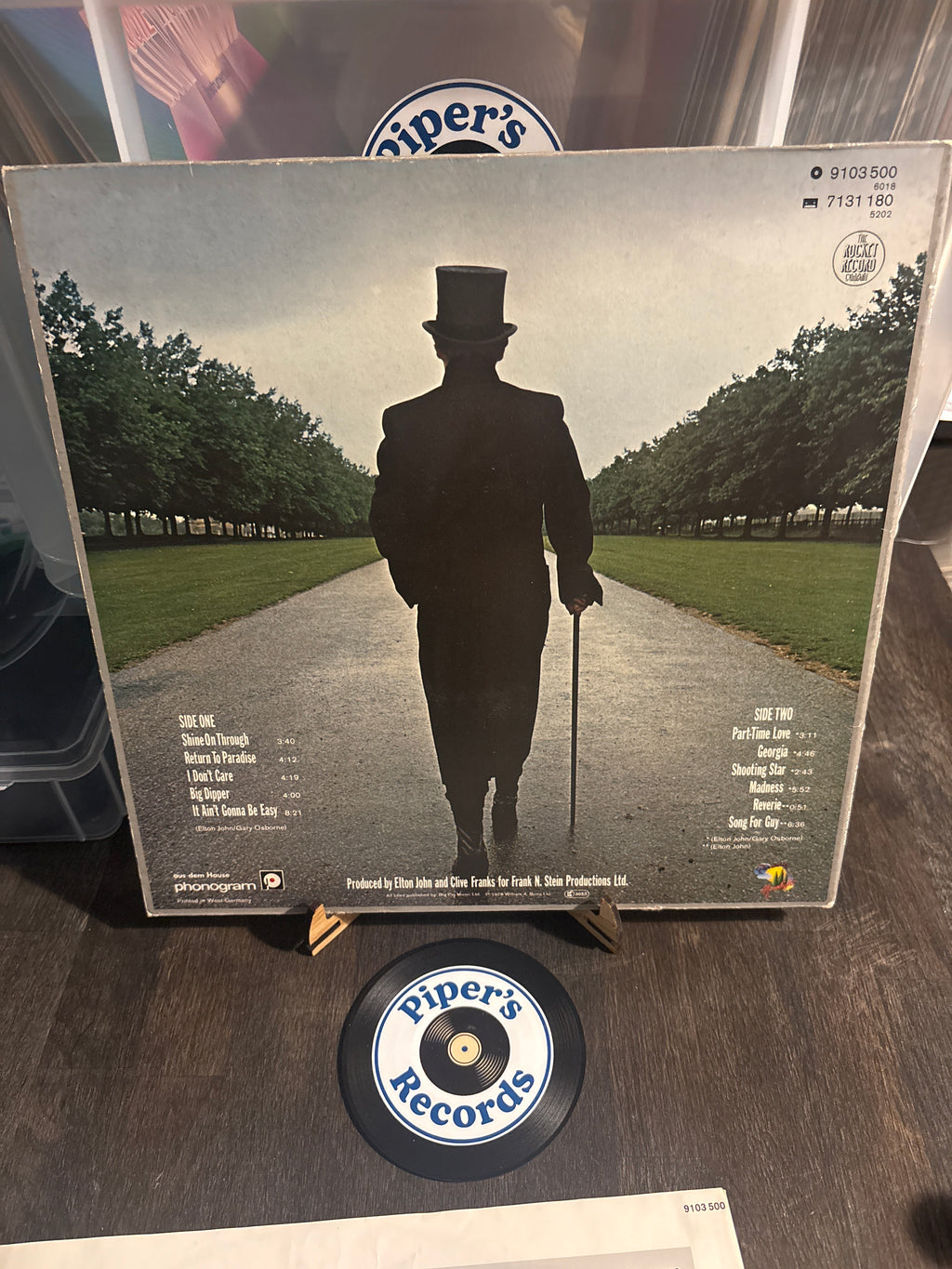 Elton John – A Single Man (LP, Gatefold)