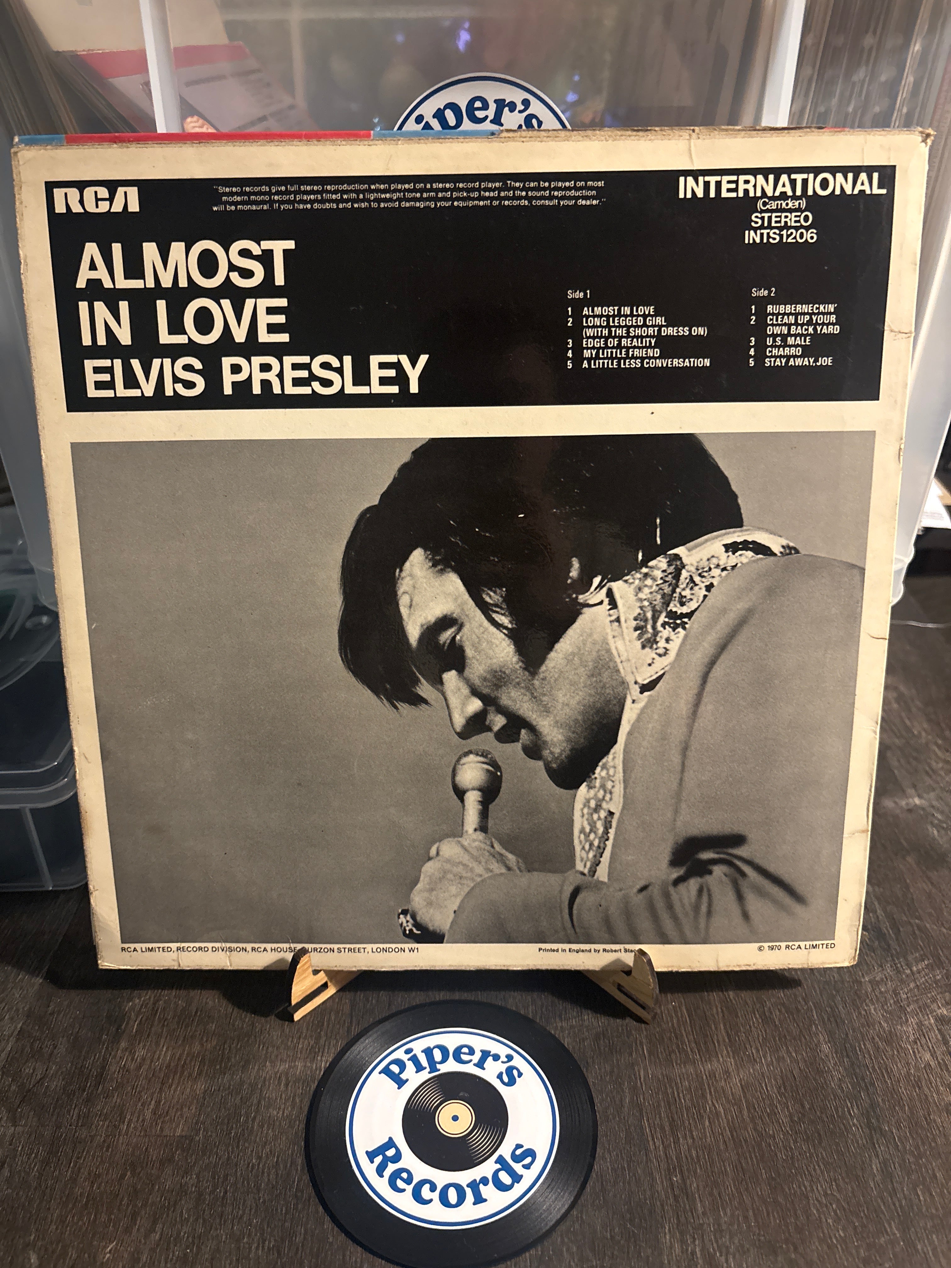 Elvis Presley – Almost In Love (LP, Compilation, 1970)