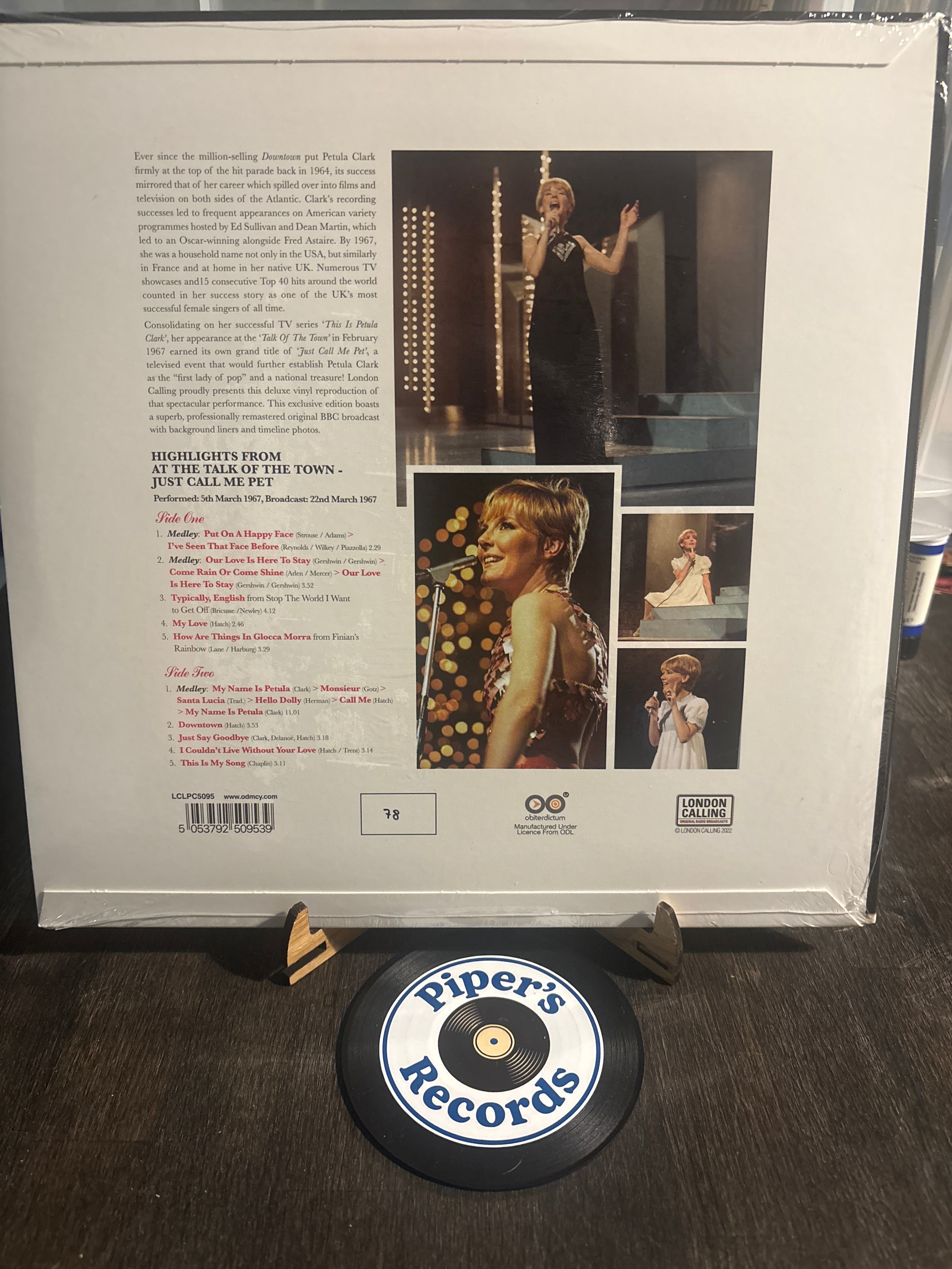 Petula Clark – Live at the Talk of the Town (Limited Edition White Vinyl, Numbered)