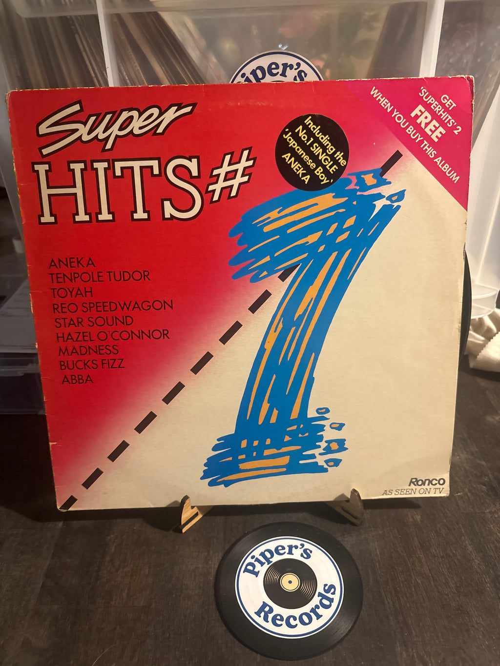 Various Artists – Super Hits #1 (Ronco – RTL 2058‑A, 1981)