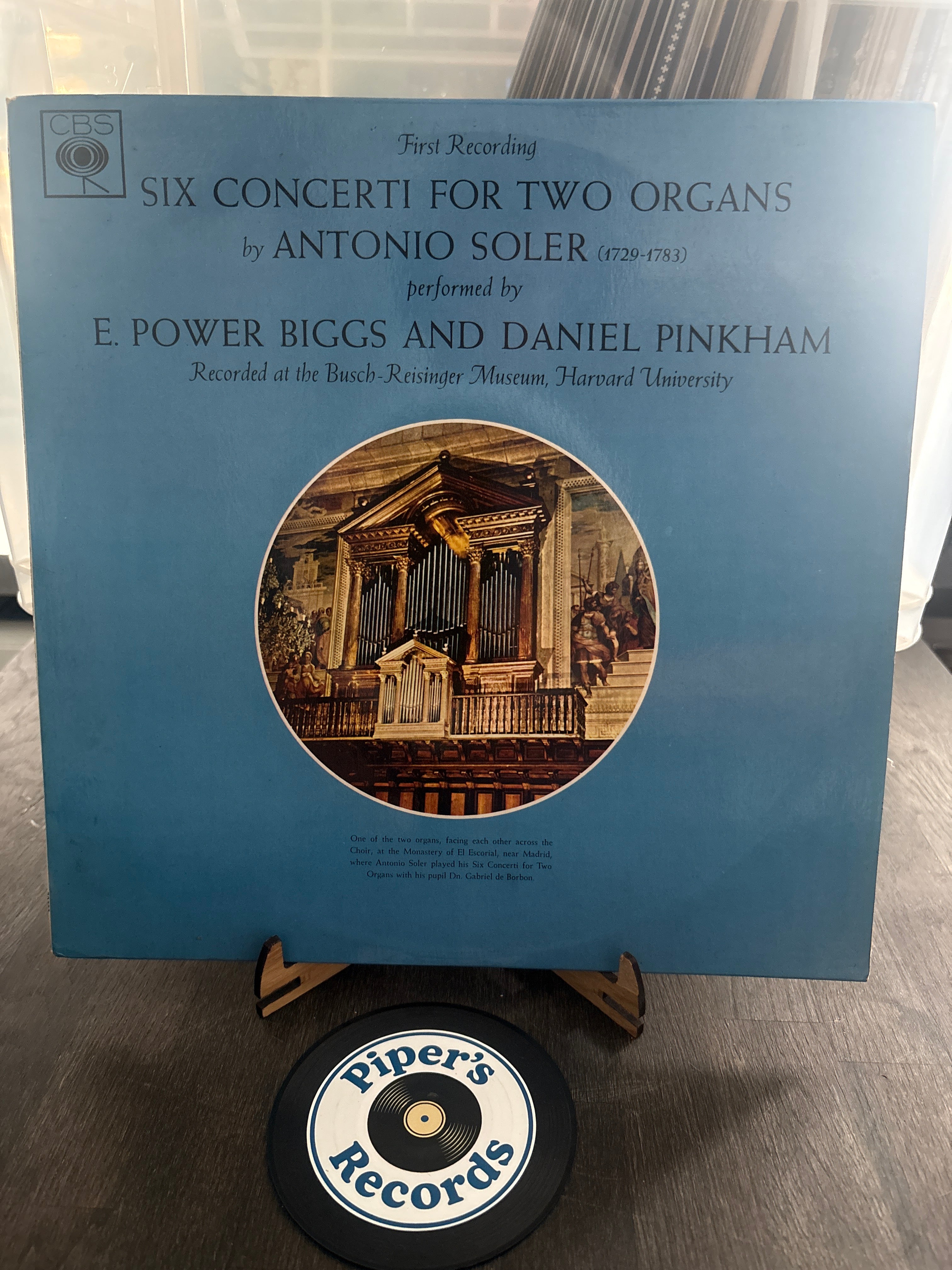 Antonio Soler – Six Concerti for Two Organs – BRG 72383 (1966 UK LP)
