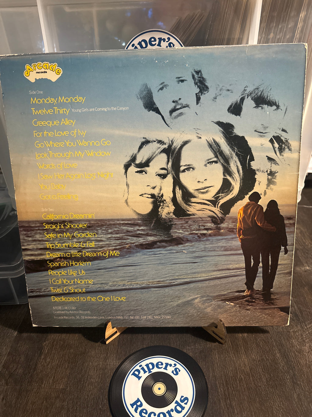 The Mamas & The Papas – The Best Of Mamas & Papas (LP, Compilation)