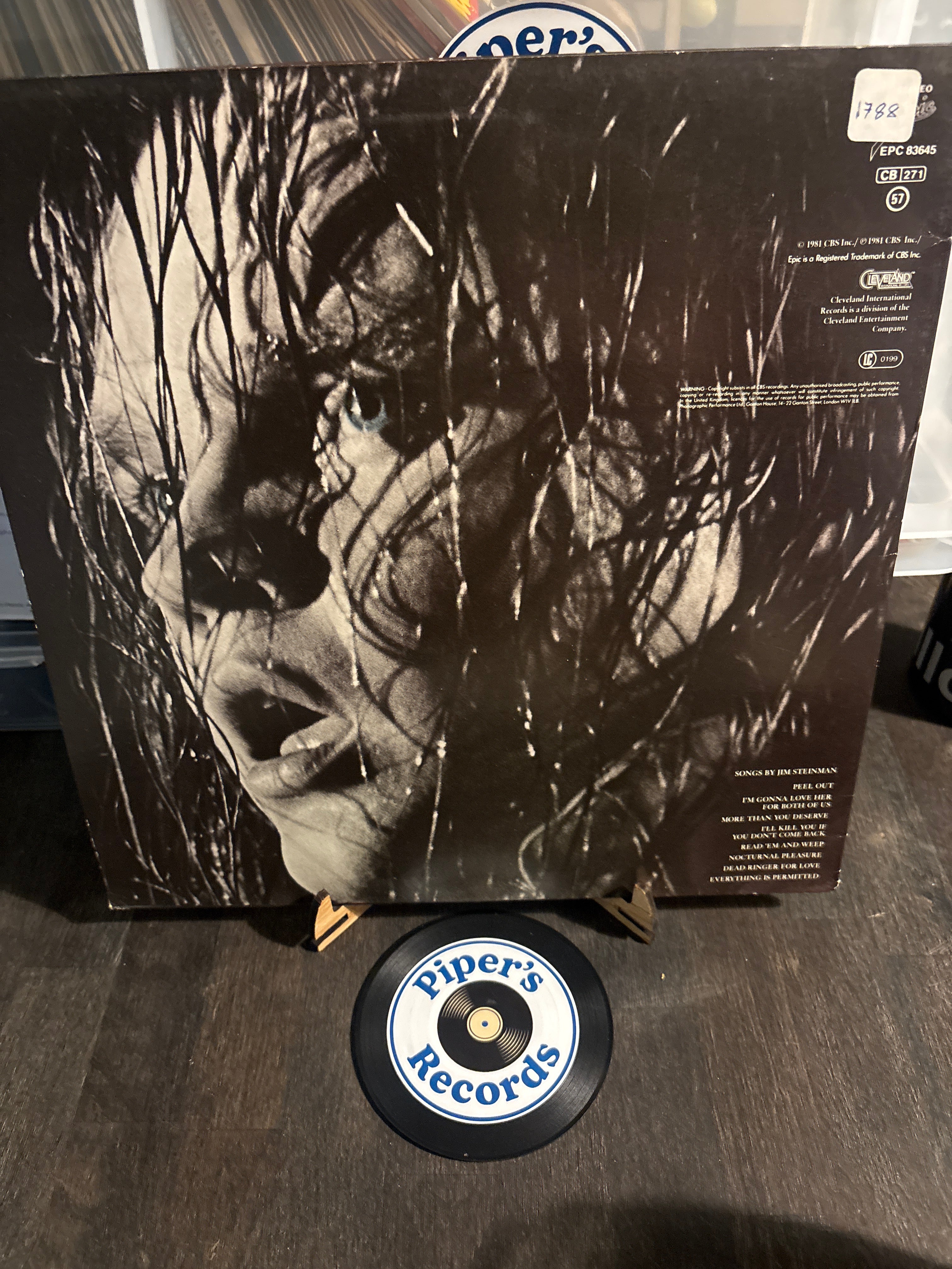 Meat Loaf – Dead Ringer (1981 UK LP)