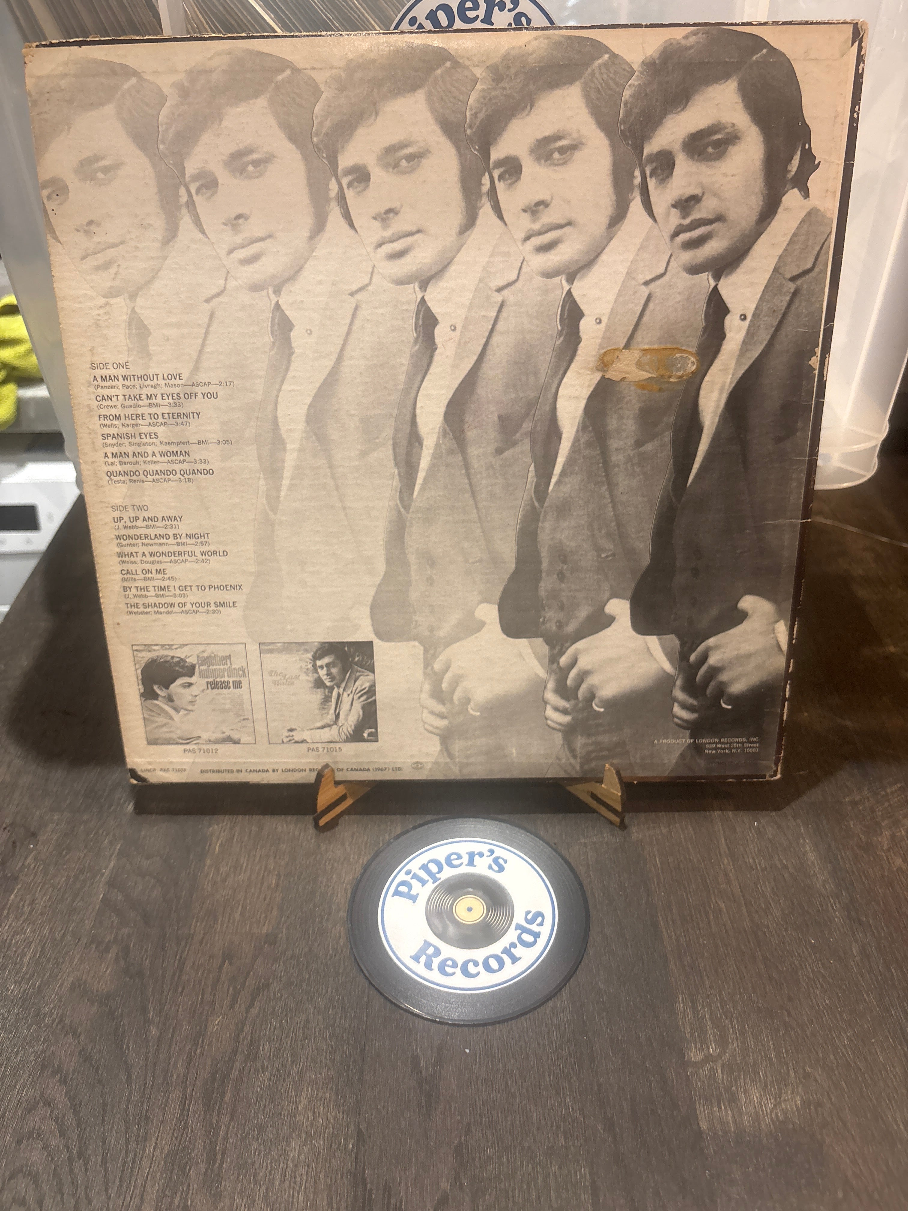Engelbert Humperdinck – A Man Without Love (LP)