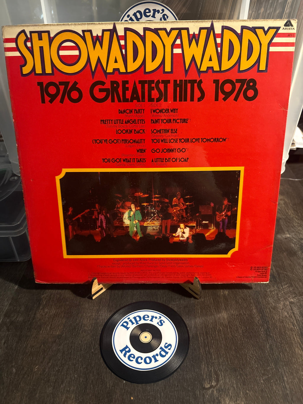 Showaddywaddy – Greatest Hits 1976–1978 (LP, Compilation)