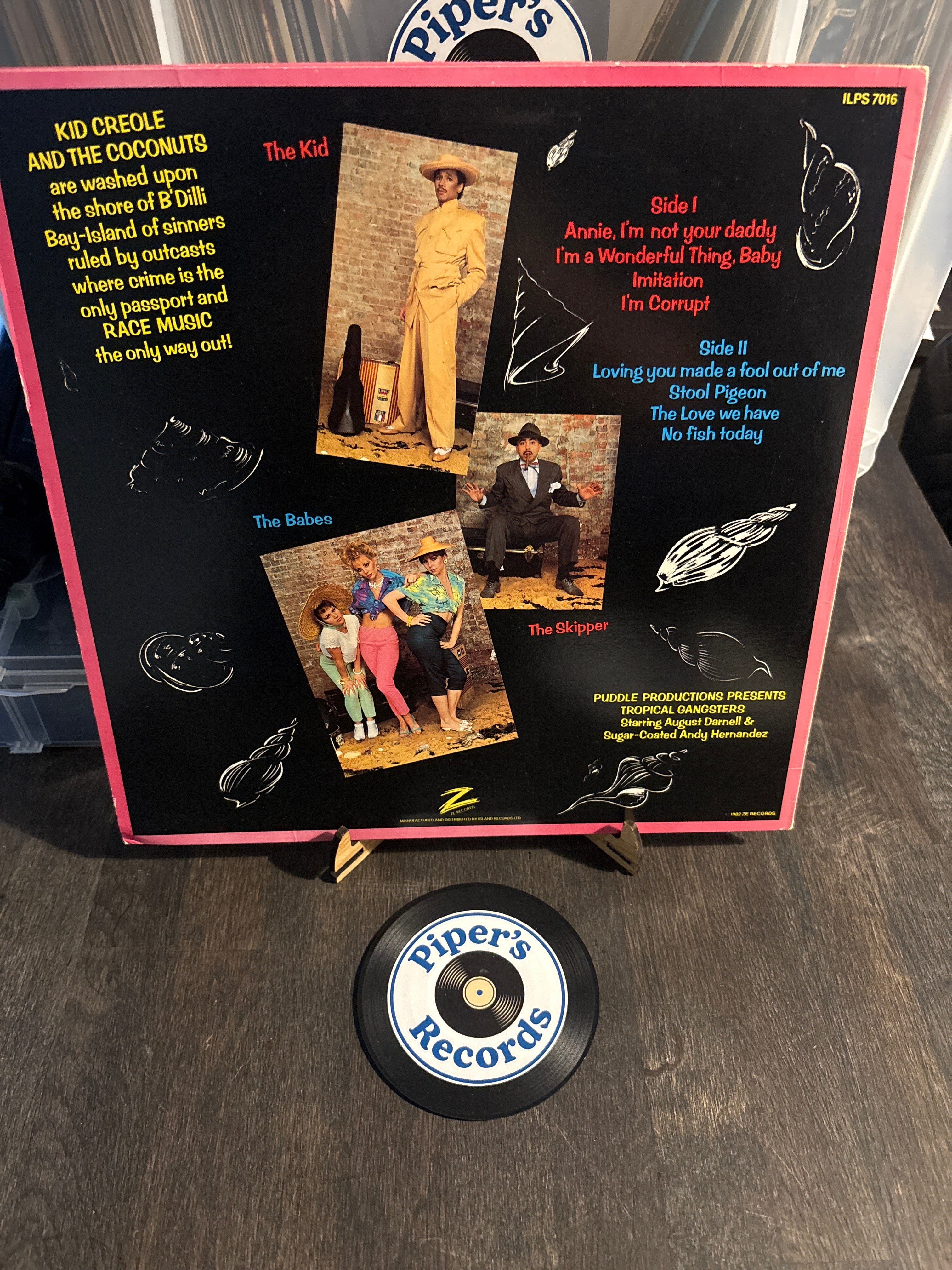 Kid Creole & The Coconuts – Tropical Gangsters (1982 UK LP)