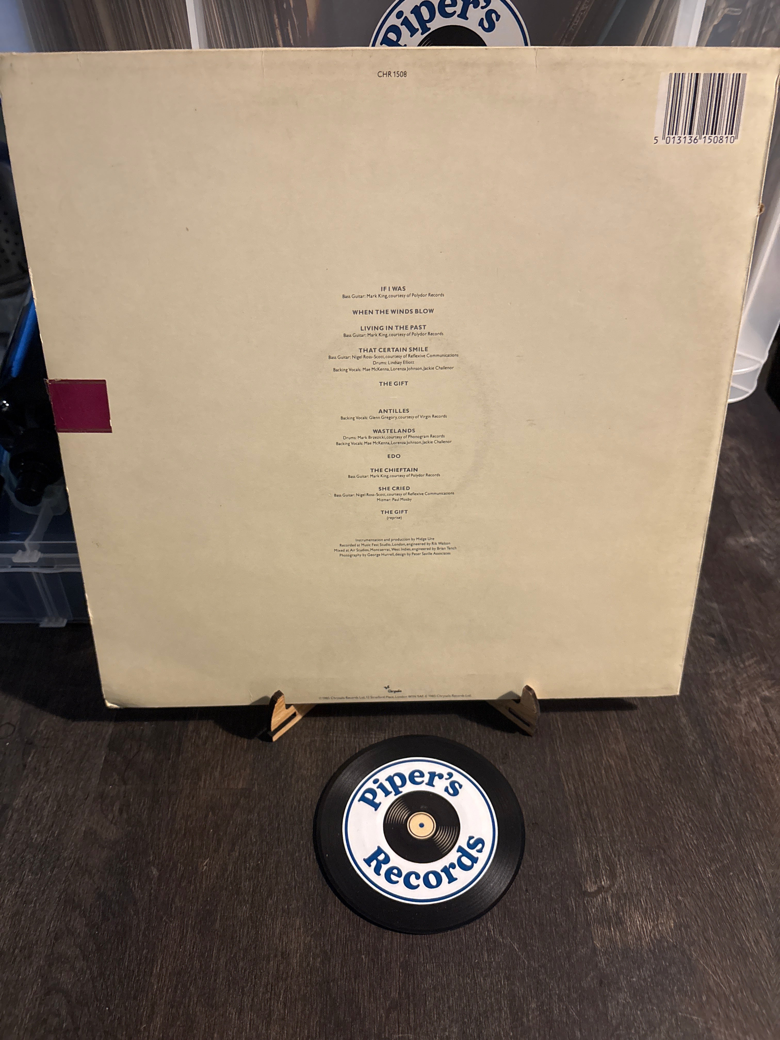 Midge Ure – The Gift (1985 UK LP, Embossed Sleeve)