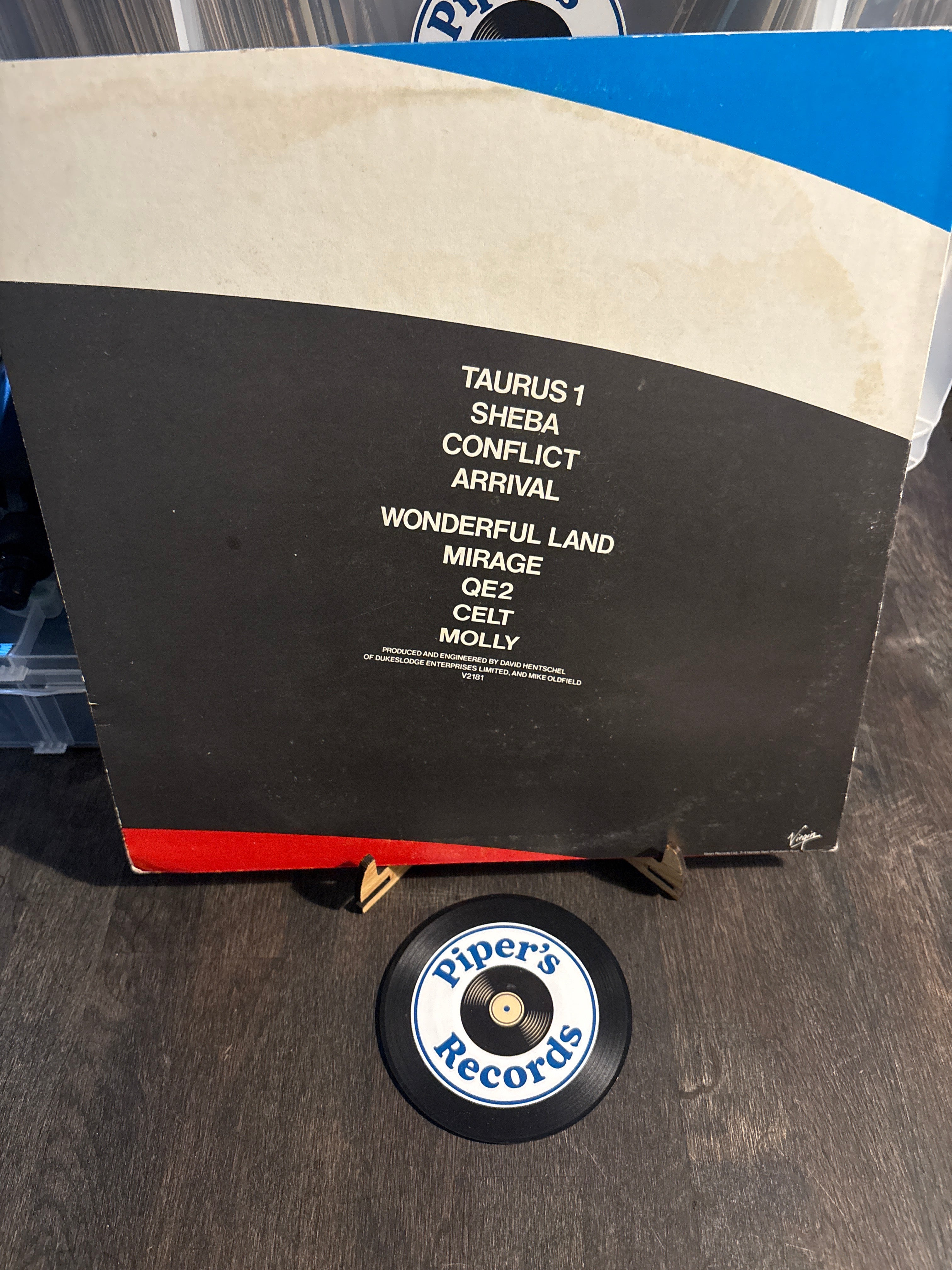 Mike Oldfield – QE2 (1980 UK LP, Die‑Cut Sleeve)