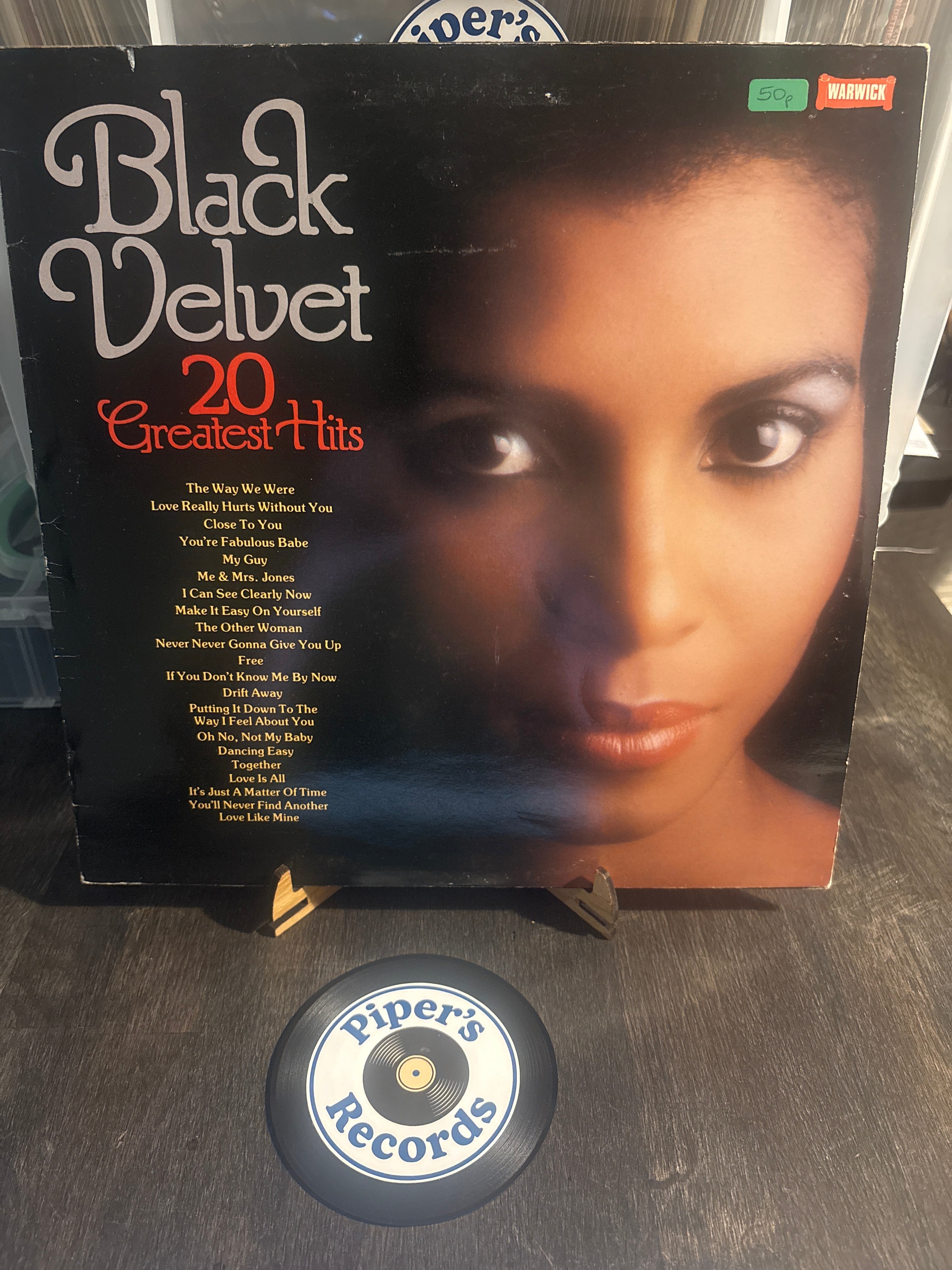 Various Artists – Black Velvet: 20 Greatest Hits (LP, Compilation)