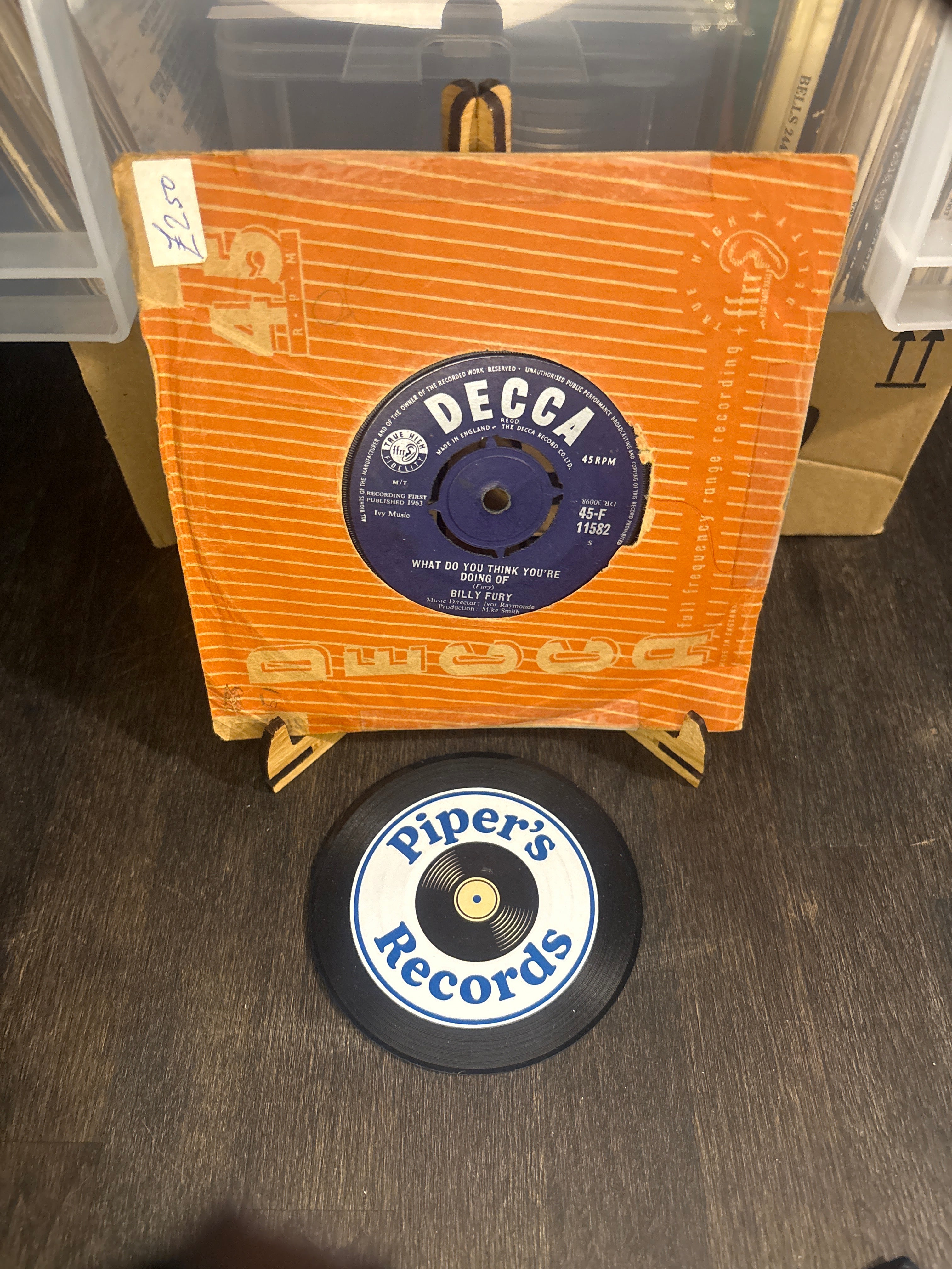 Billy Fury – Like I’ve Never Been Gone (7", 1963, Decca – 45F11582)