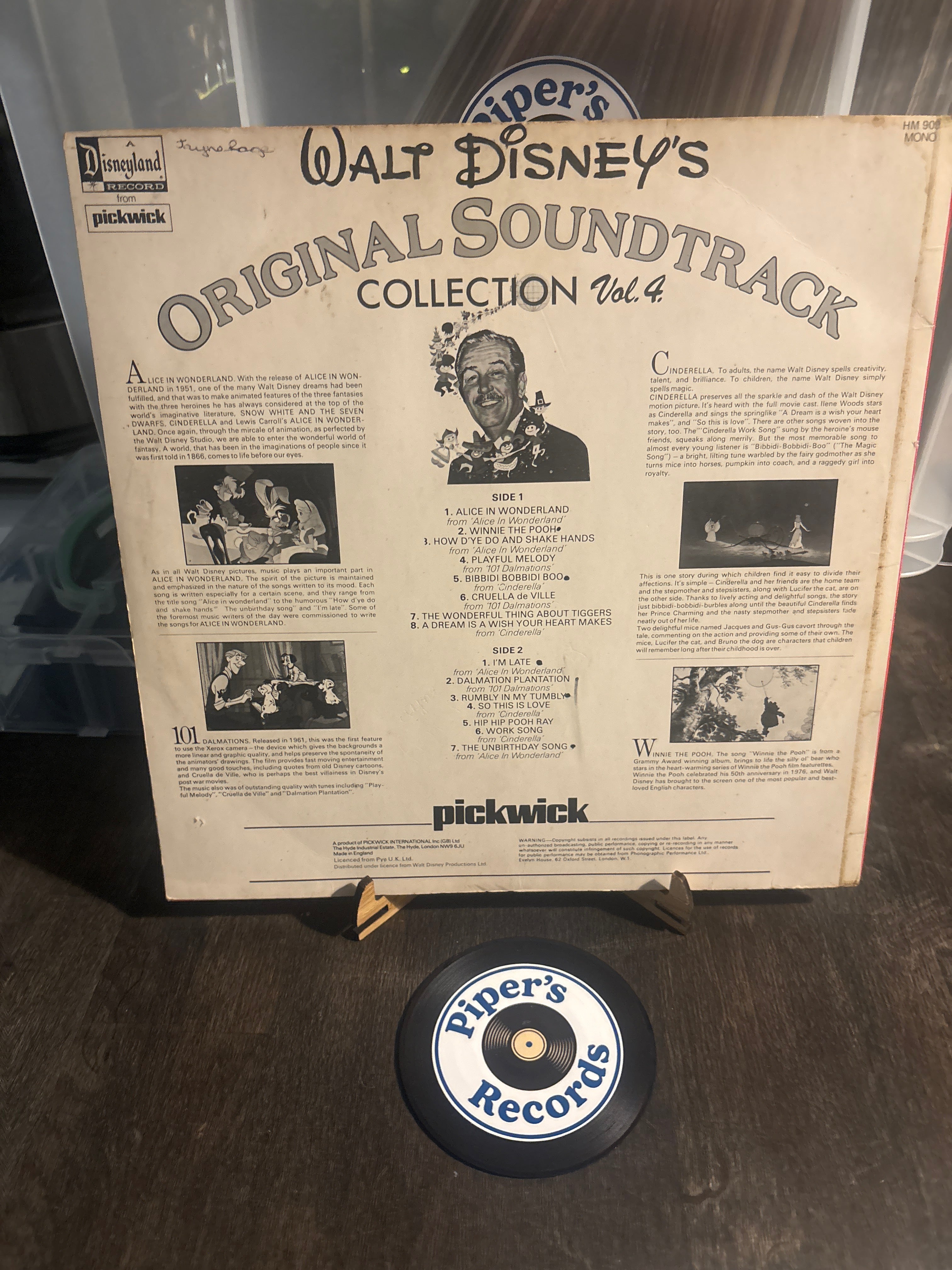 Walt Disney’s Original Soundtrack Collection Vol. 4 (LP)