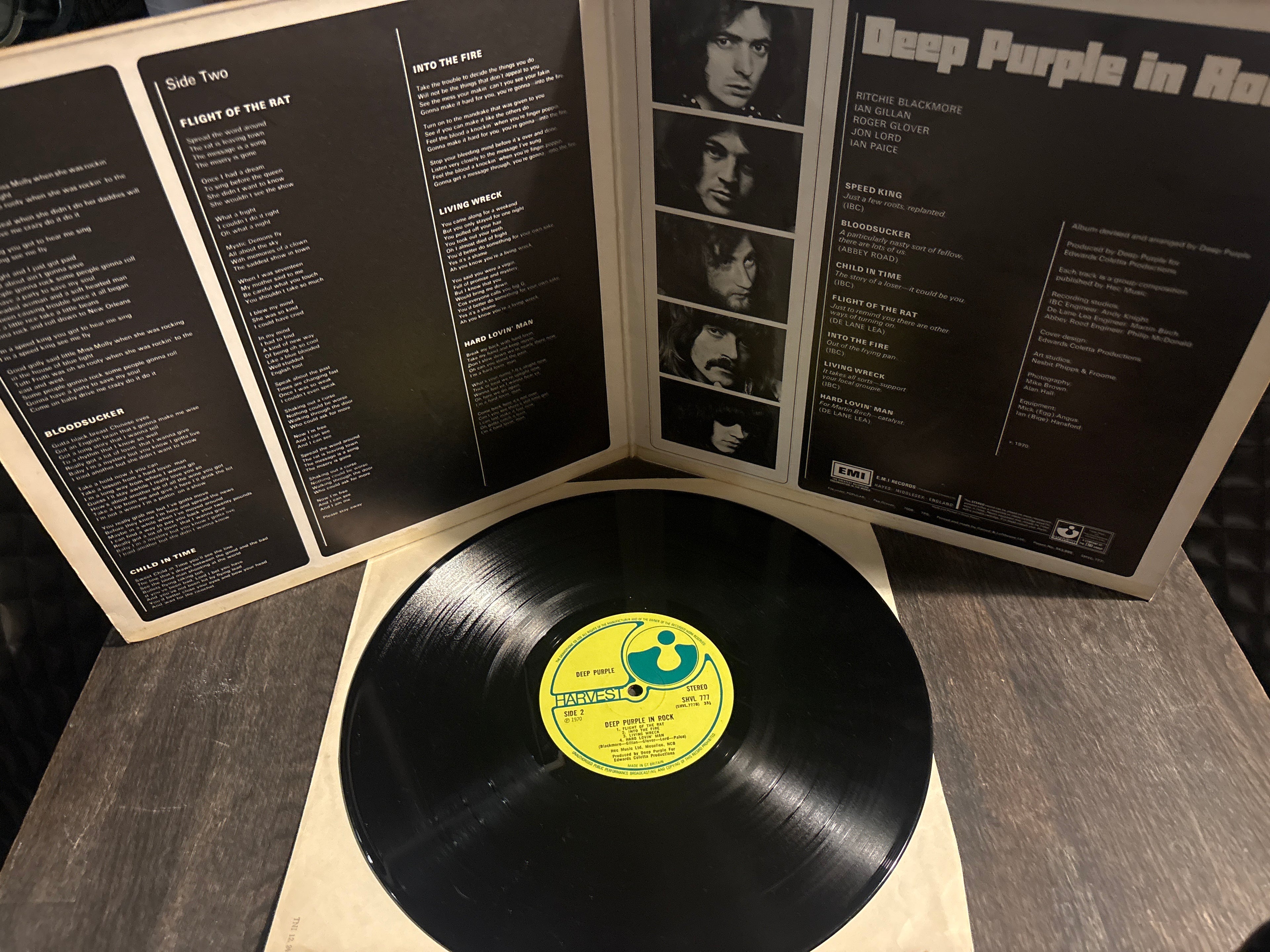 Deep Purple – Deep Purple In Rock (1970 UK LP)