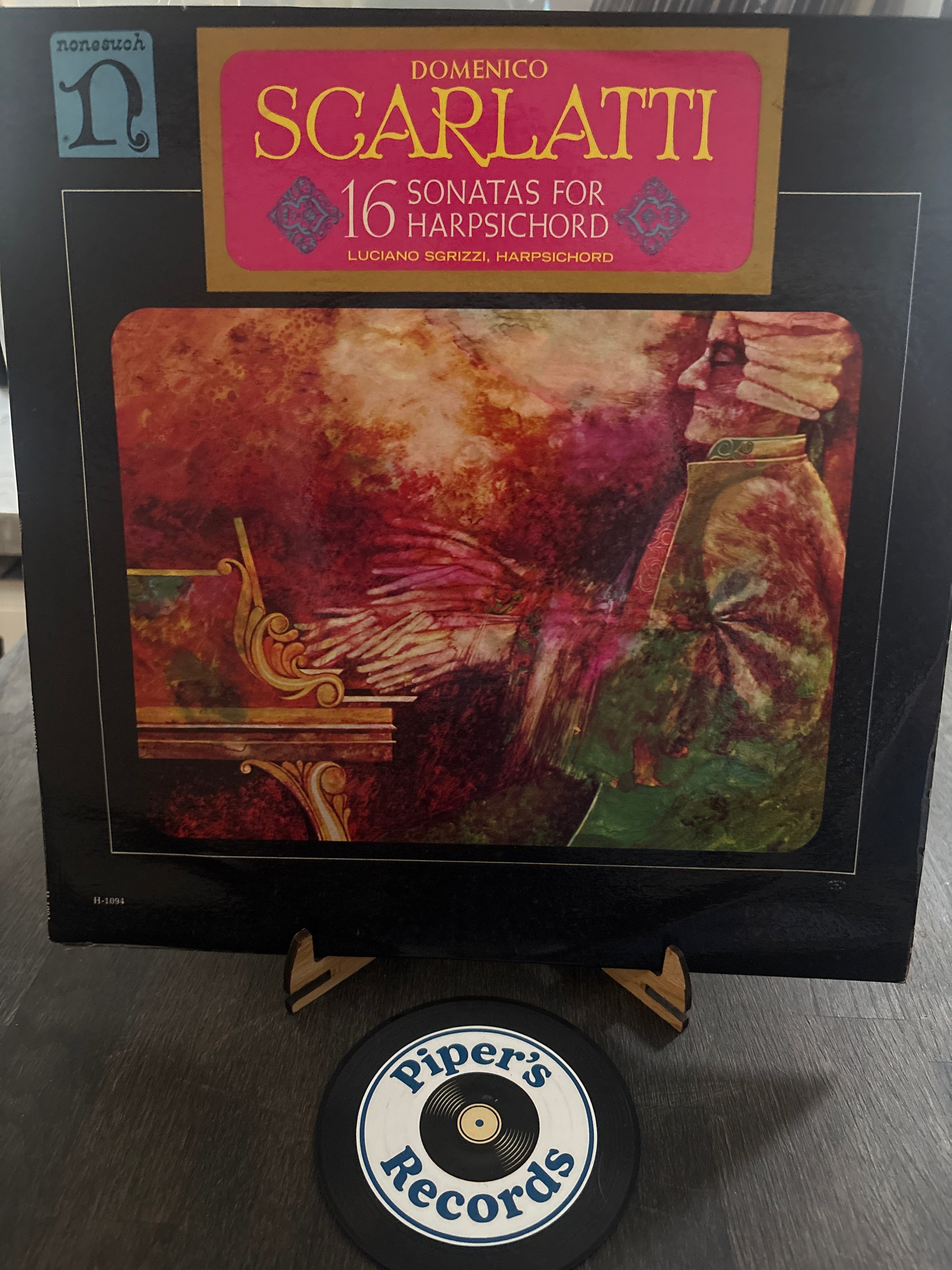 Domenico Scarlatti – 16 Sonatas for Harpsichord — Luciano Sgrizzi (Nonesuch H‑1094)