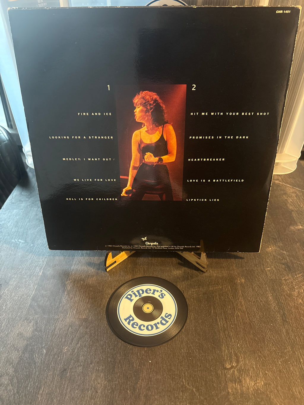 Pat Benatar – Live From Earth (LP) – CHR 1451 – 1983