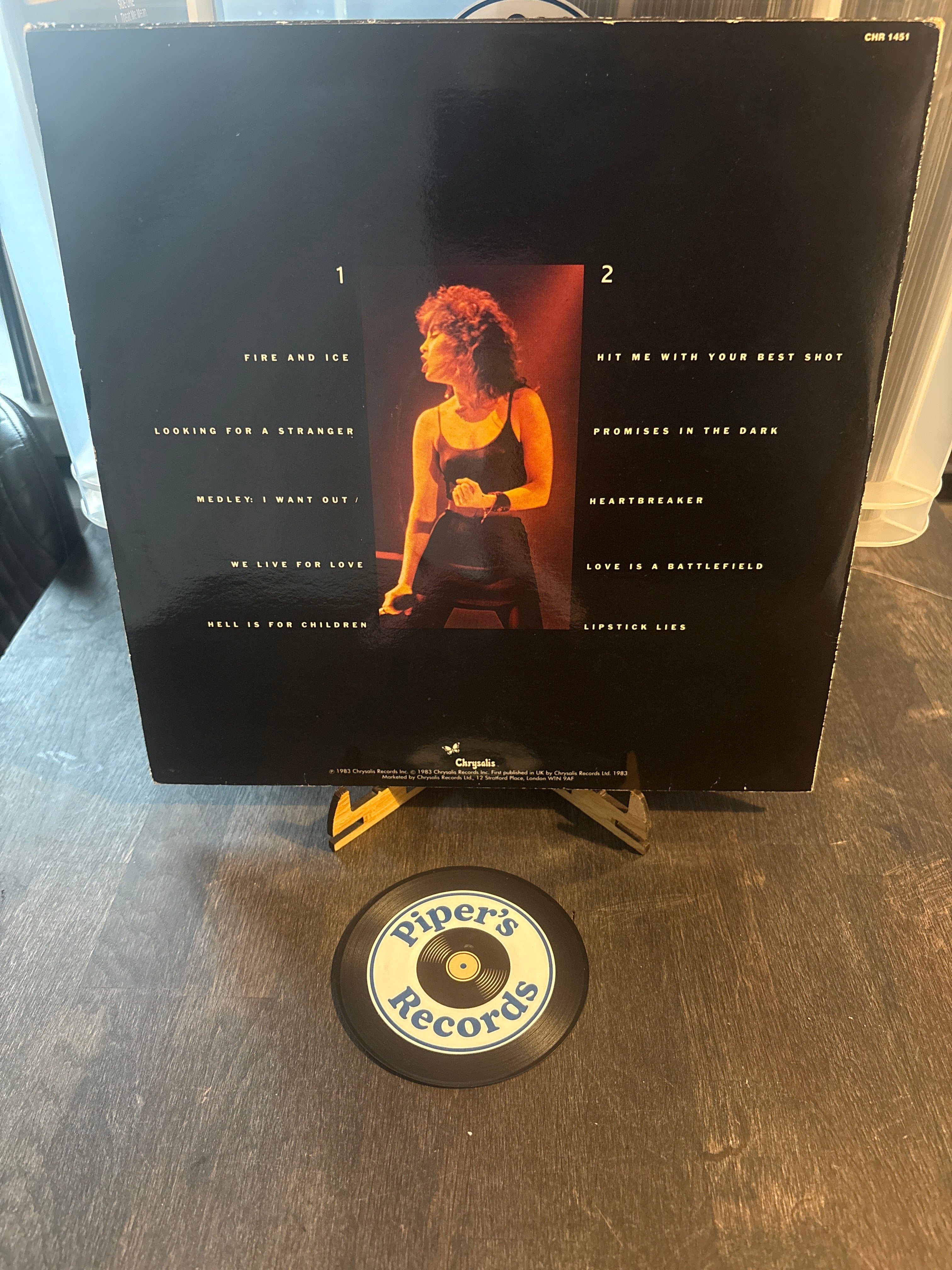 Pat Benatar – Live From Earth (LP) – CHR 1451 – 1983