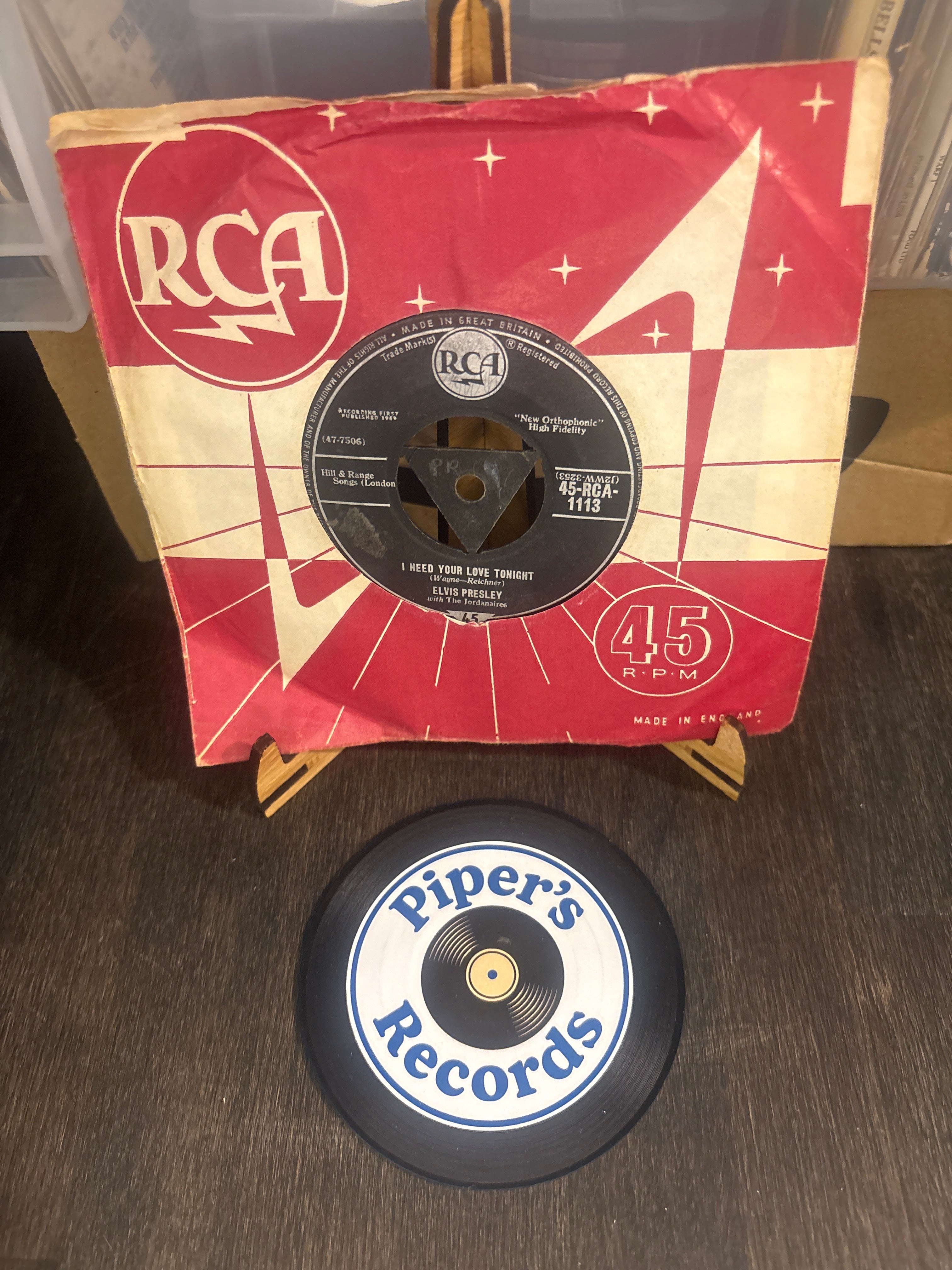 Elvis Presley – A Fool Such As I / I Need Your Love Tonight (RCA 1113, 1959)