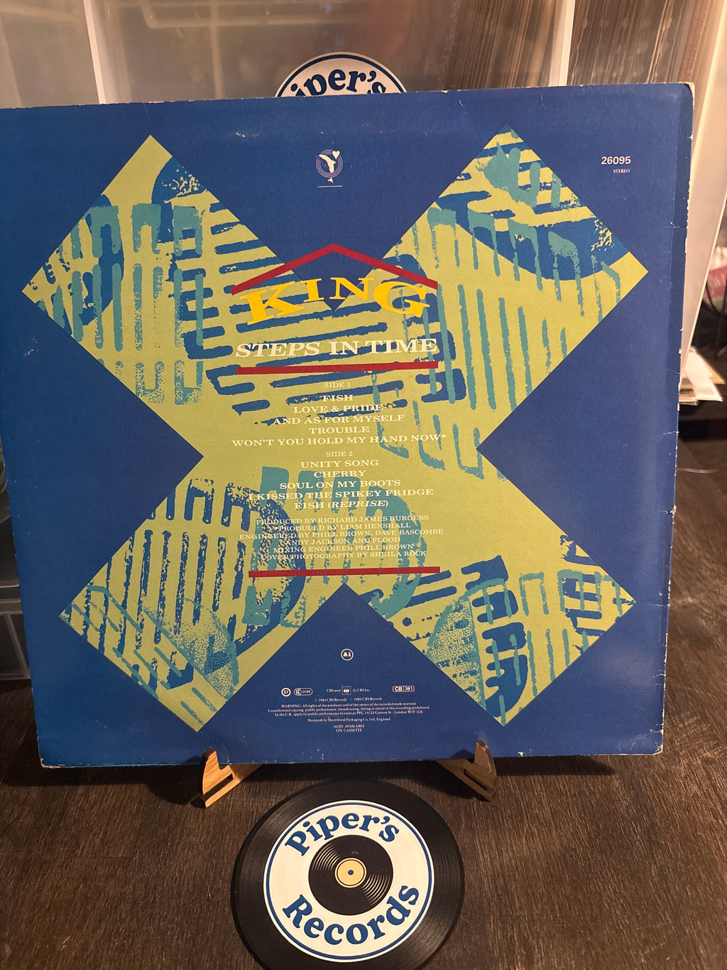 King – Steps In Time (LP, Album, 1984 UK Press)