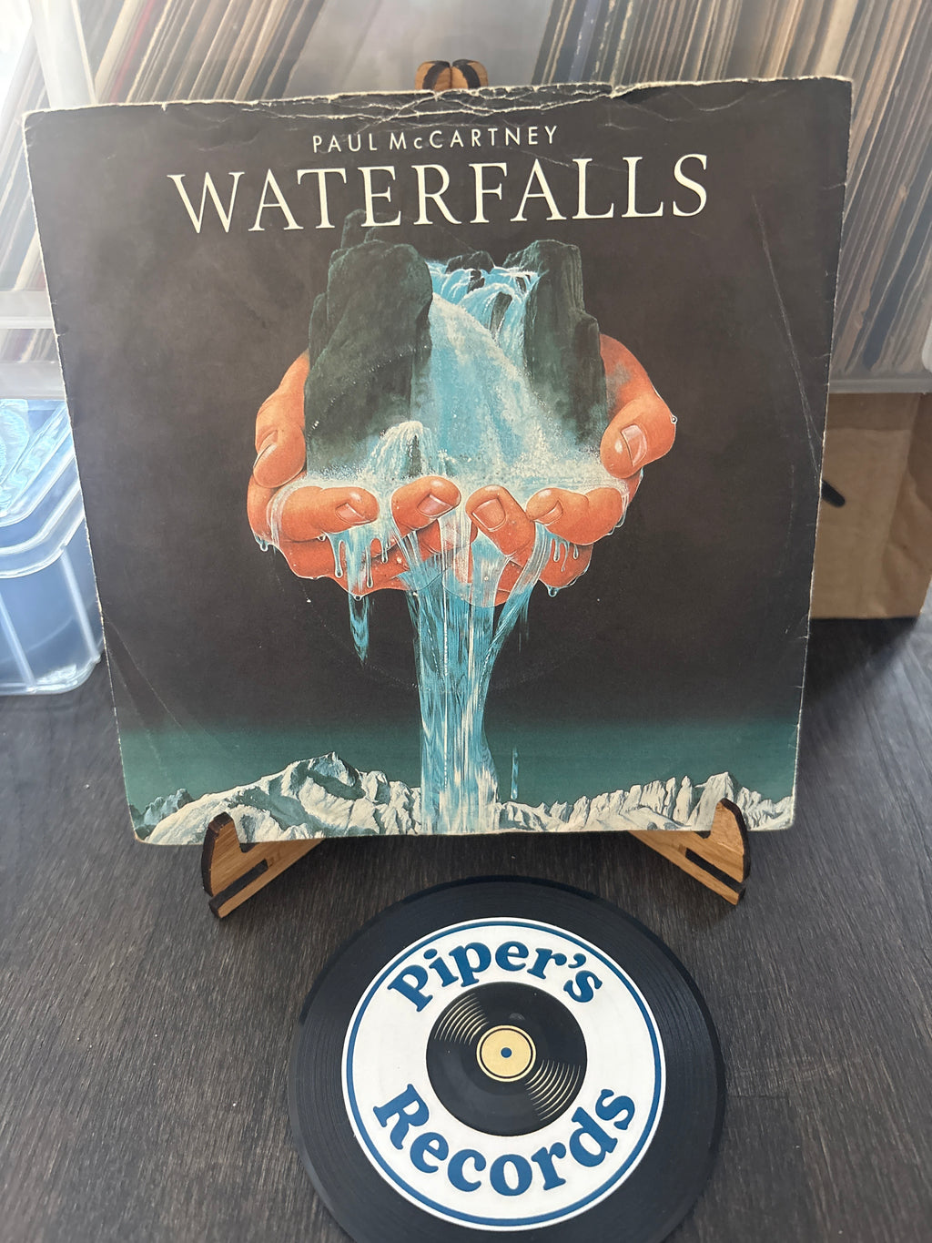 Paul McCartney – Waterfalls (7", Single, 45 RPM)