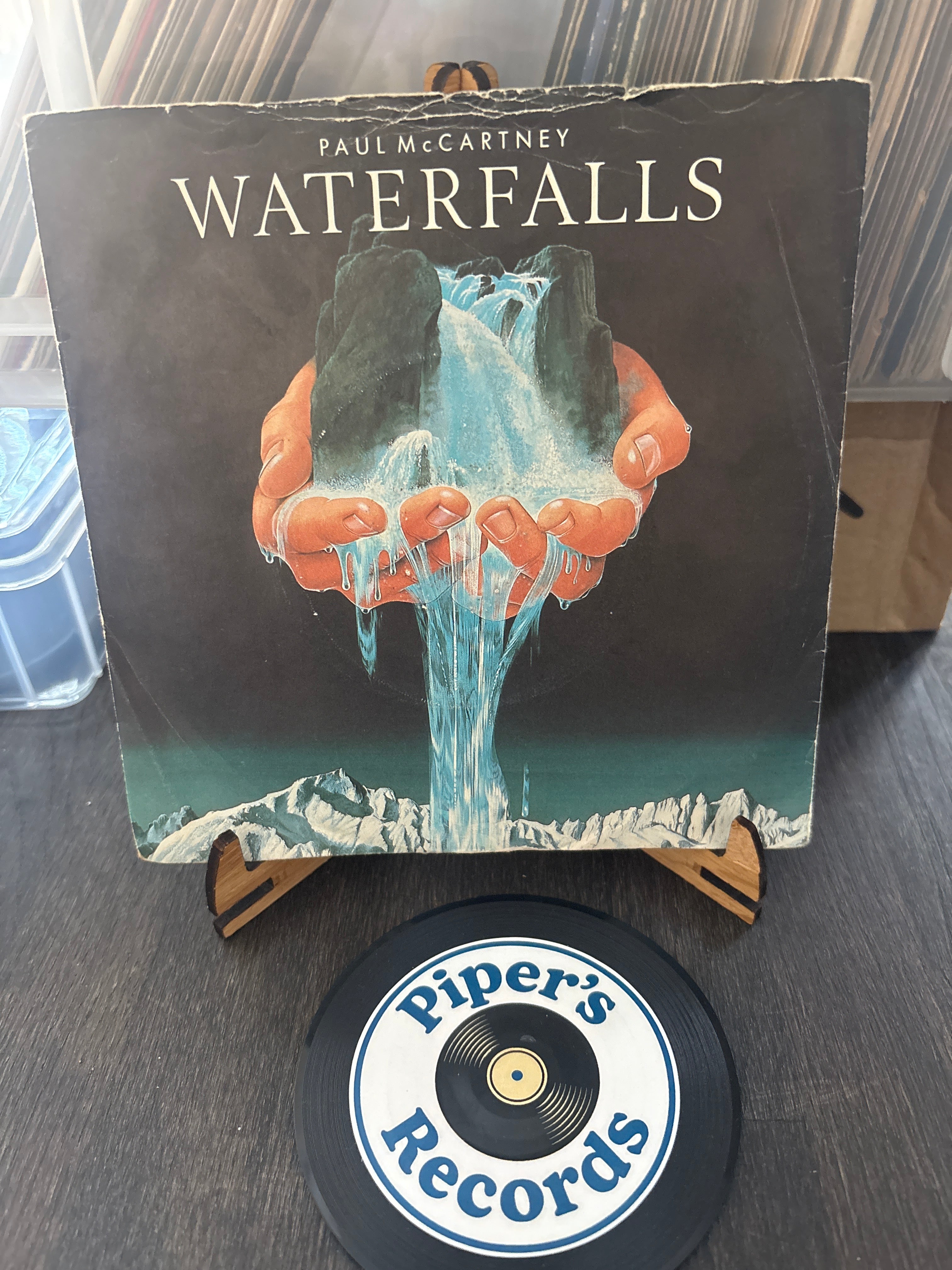 Paul McCartney – Waterfalls (7", Single, 45 RPM)