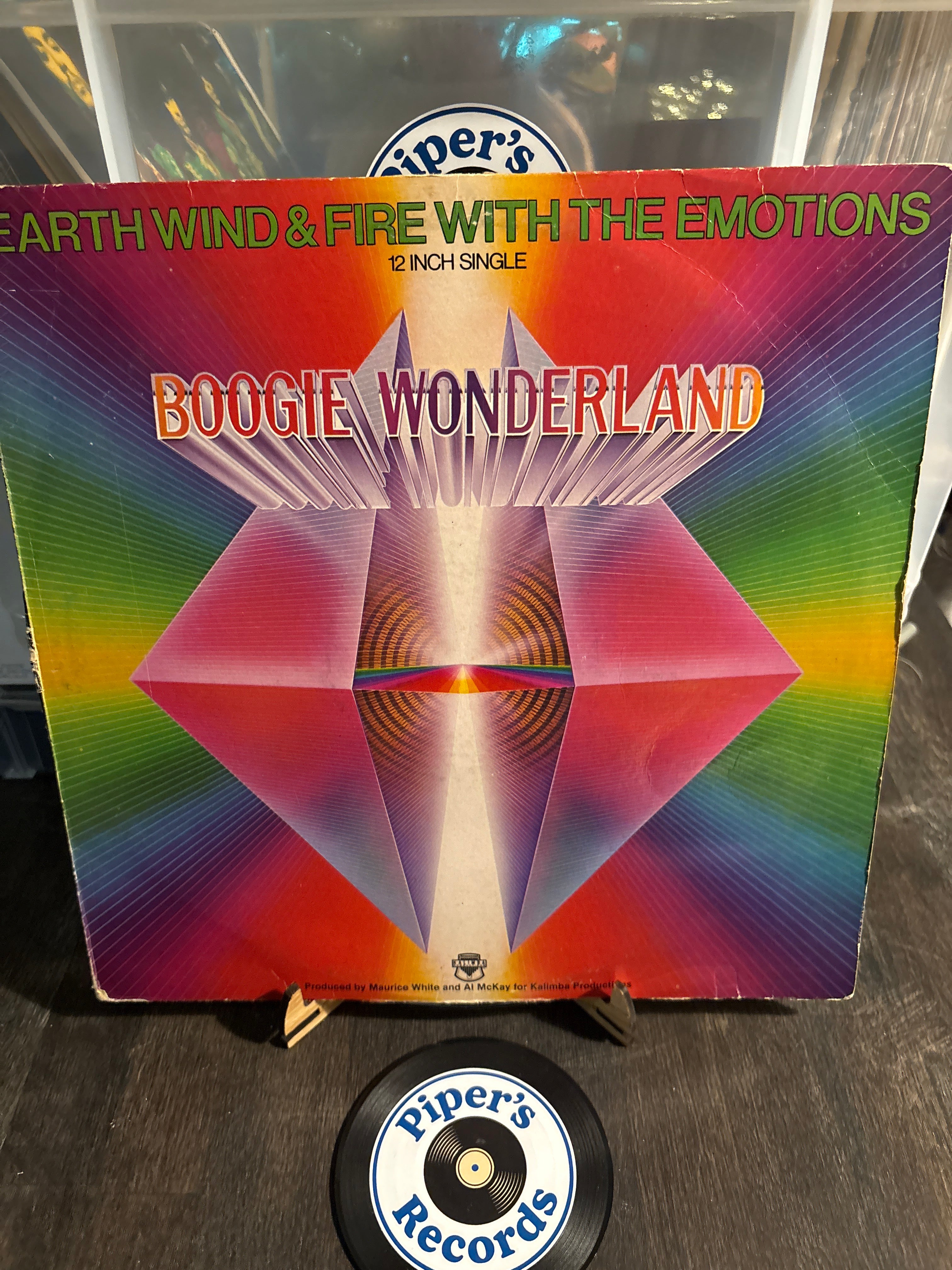 Earth, Wind & Fire with The Emotions – Boogie Wonderland (12″ Single, 1979)