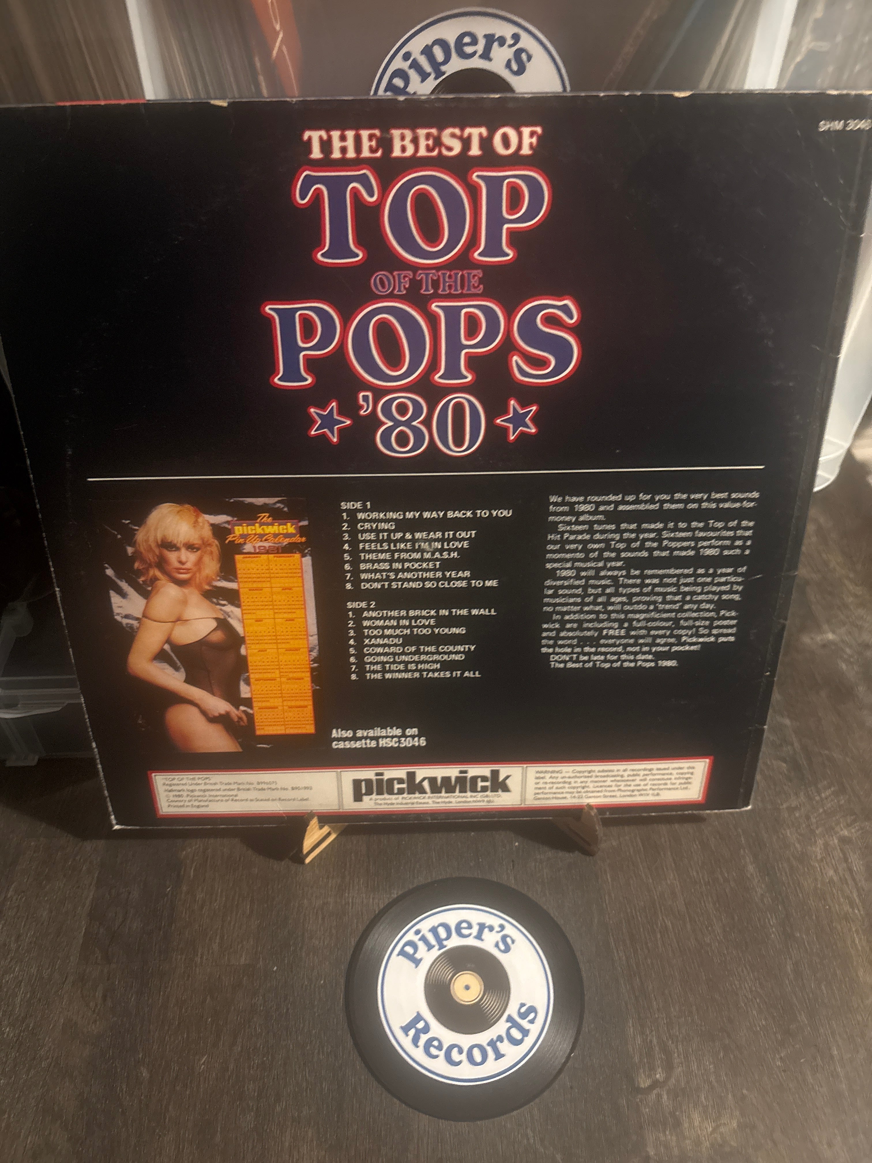 Various Artists – The Best of Top of the Pops ’80 (1980 UK LP)