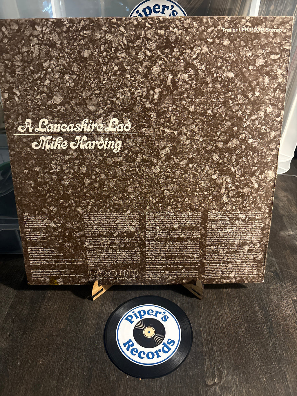 Mike Harding – A Lancashire Lad (LP, 1972, UK)