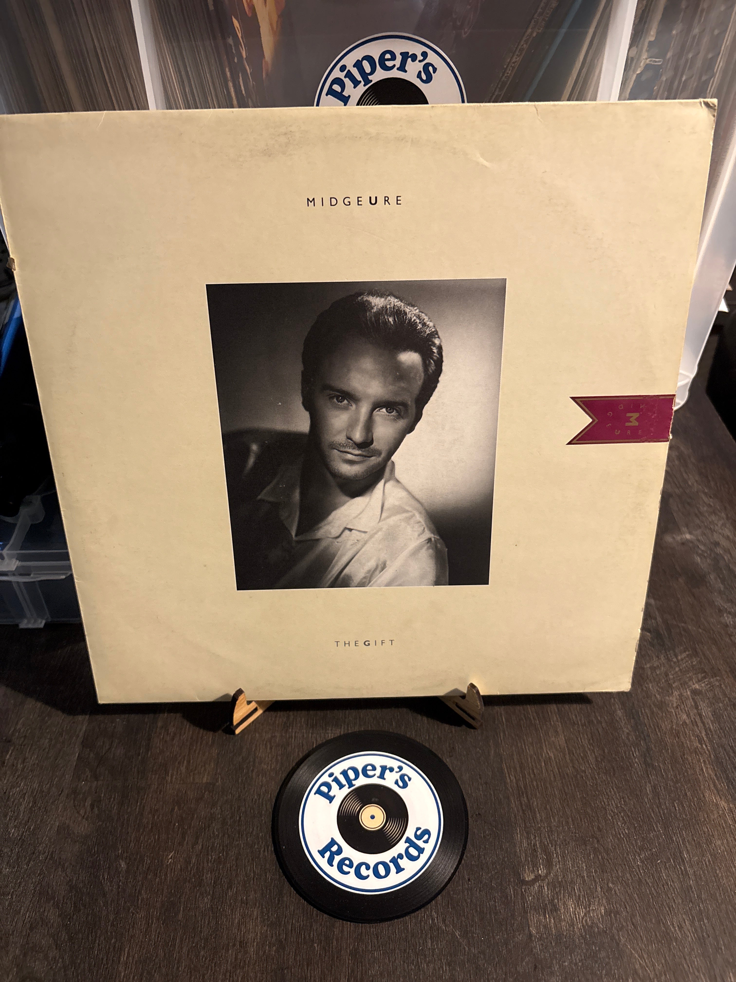 Midge Ure – The Gift (1985 UK LP, Embossed Sleeve)