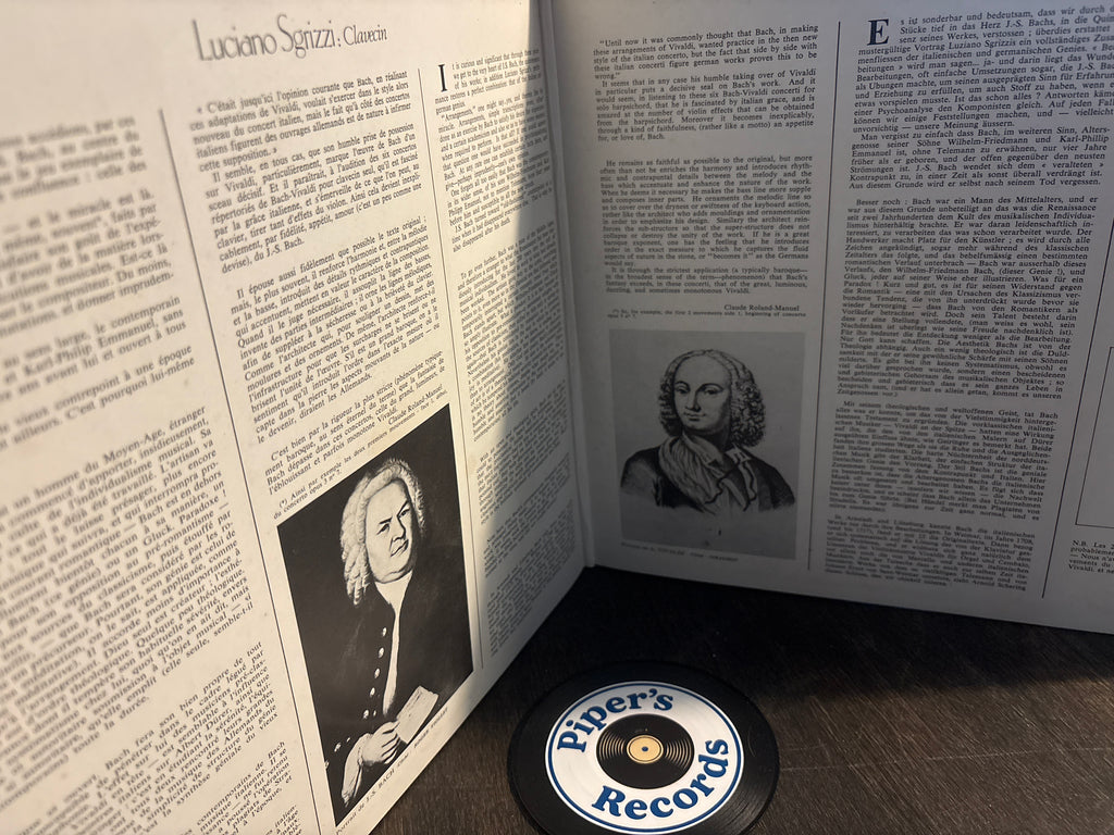Vivaldi – Concertos de Vivaldi, transcrits pour clavecin seul par J.S. Bach
Luciano Sgrizzi