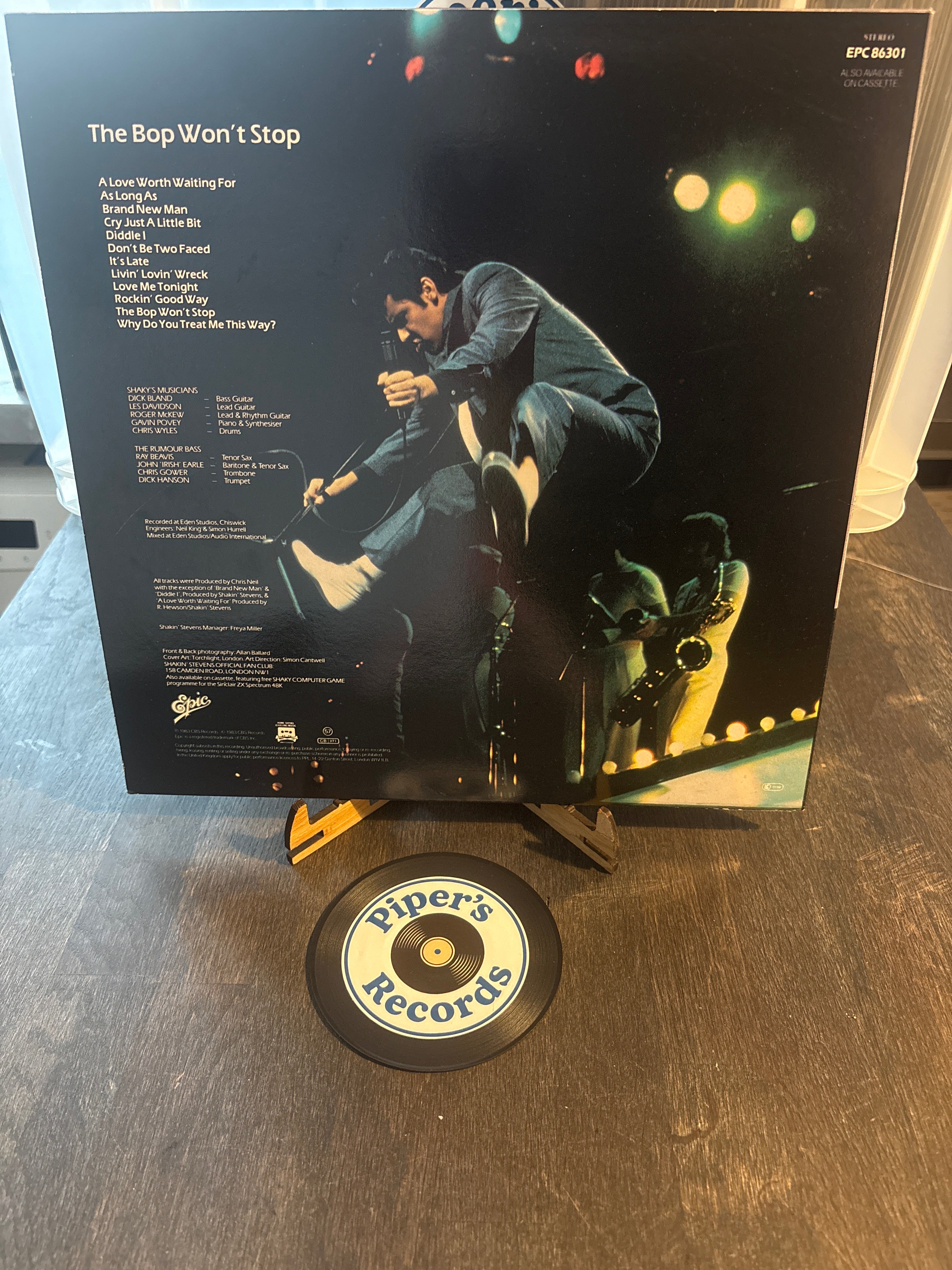 Shakin’ Stevens – The Bop Won’t Stop (LP)