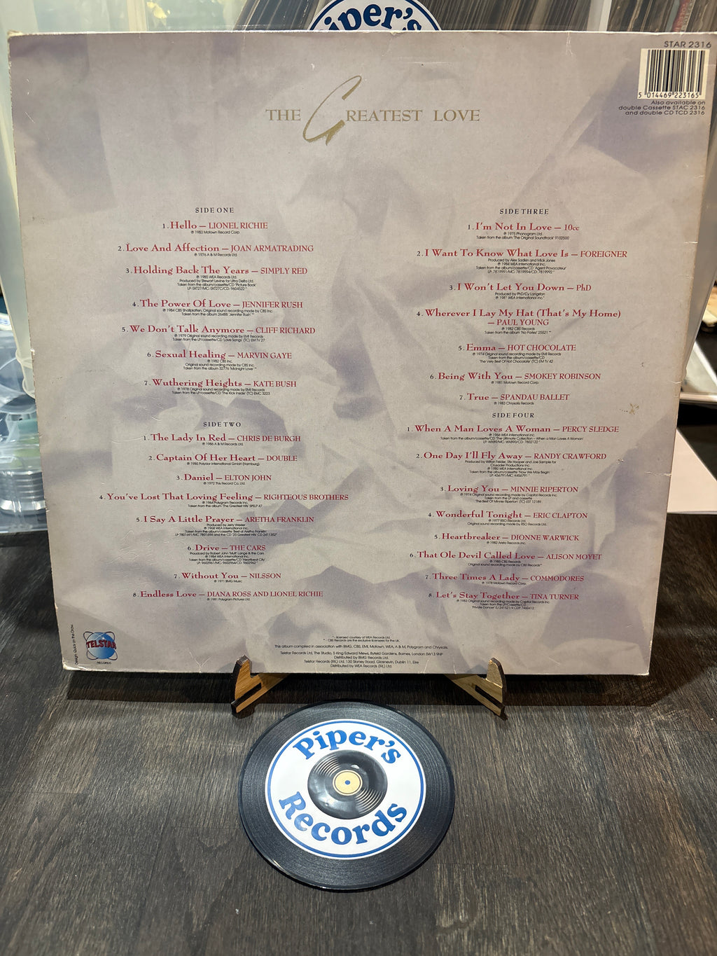 Various Artists – The Greatest Love (2×LP, Gatefold)