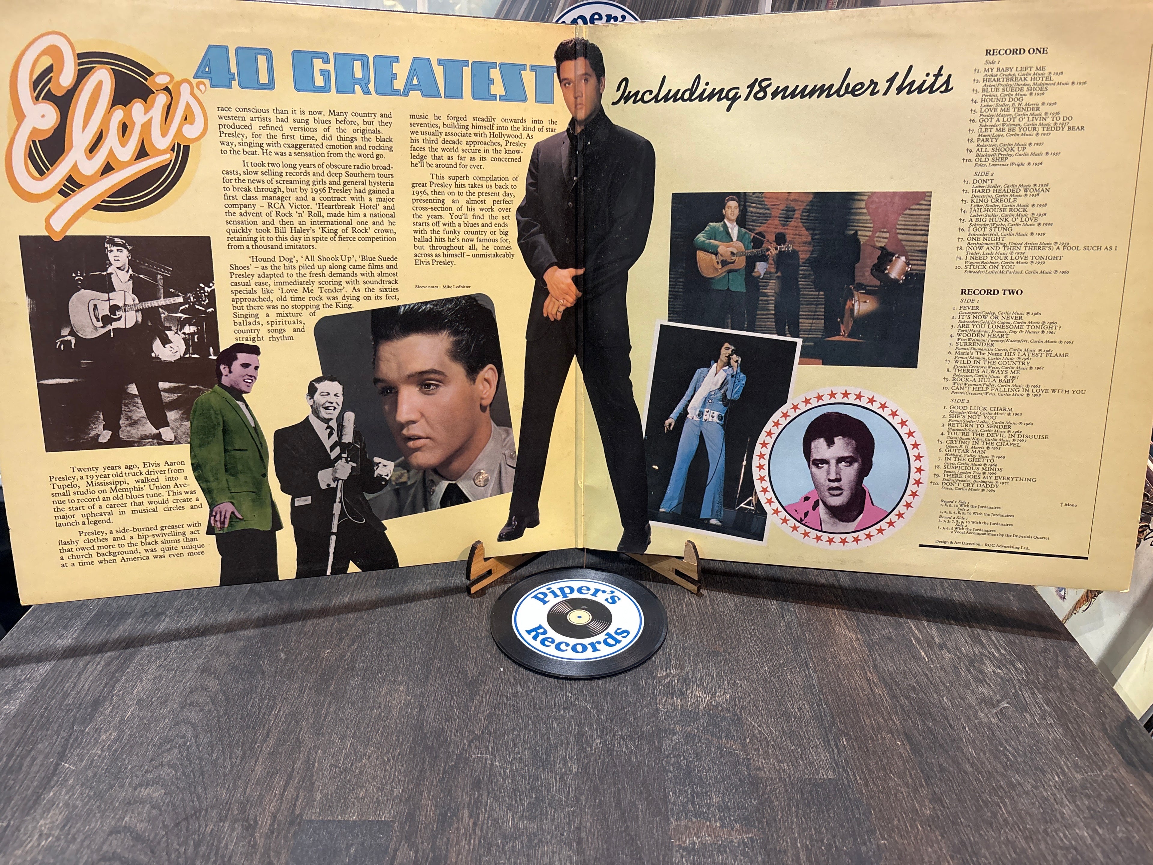 Elvis Presley – 40 Greatest Hits (2×LP, Gatefold)