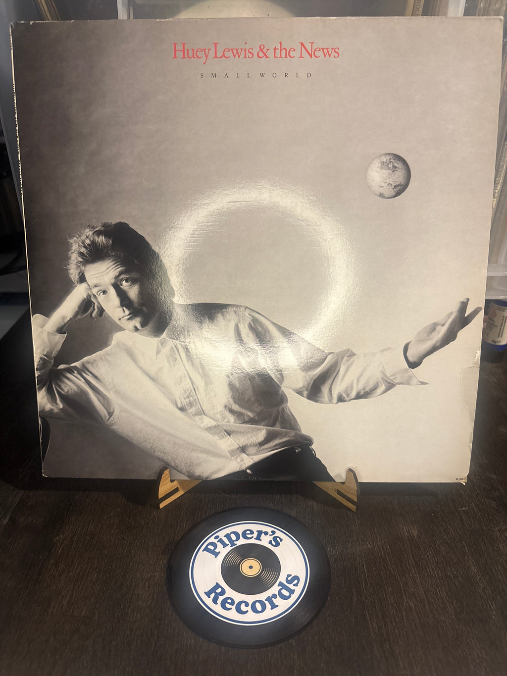 Huey Lewis & The News – Small World (1988 UK LP)