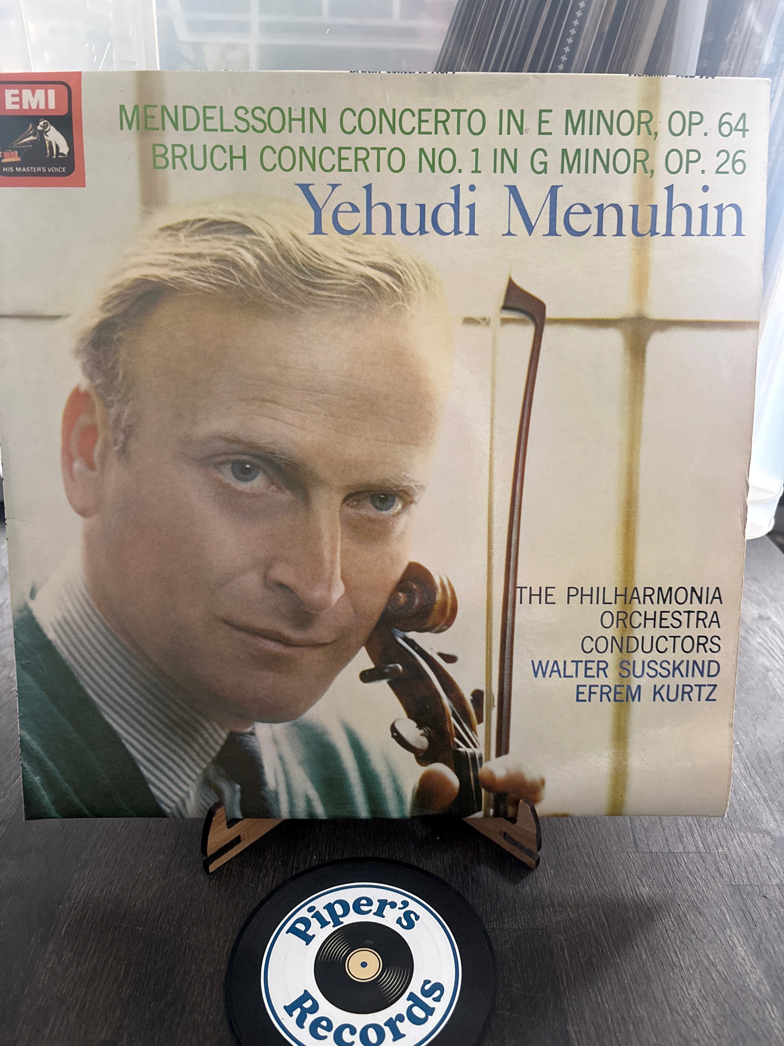 Mendelssohn / Bruch – Violin Concertos – Yehudi Menuhin (HMV ASD 334)