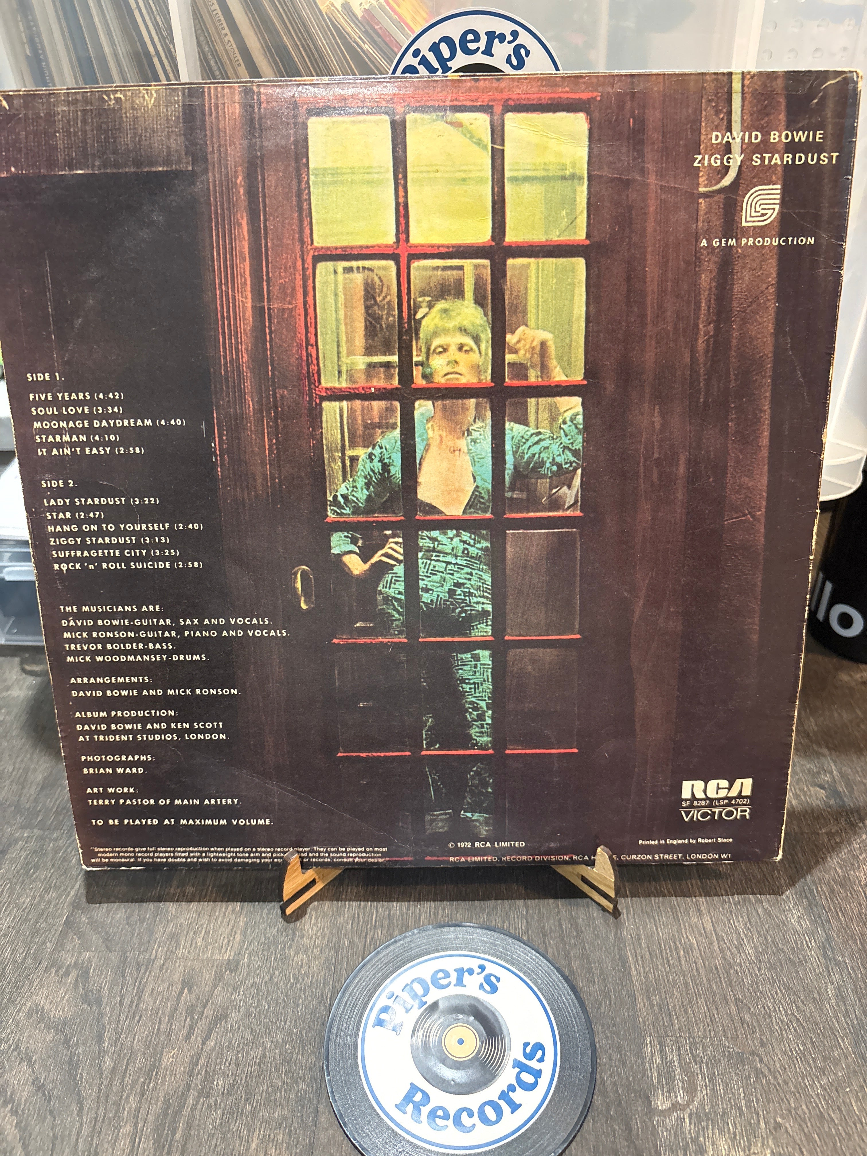 David Bowie – The Rise and Fall of Ziggy Stardust and the Spiders from Mars (SF 8287)