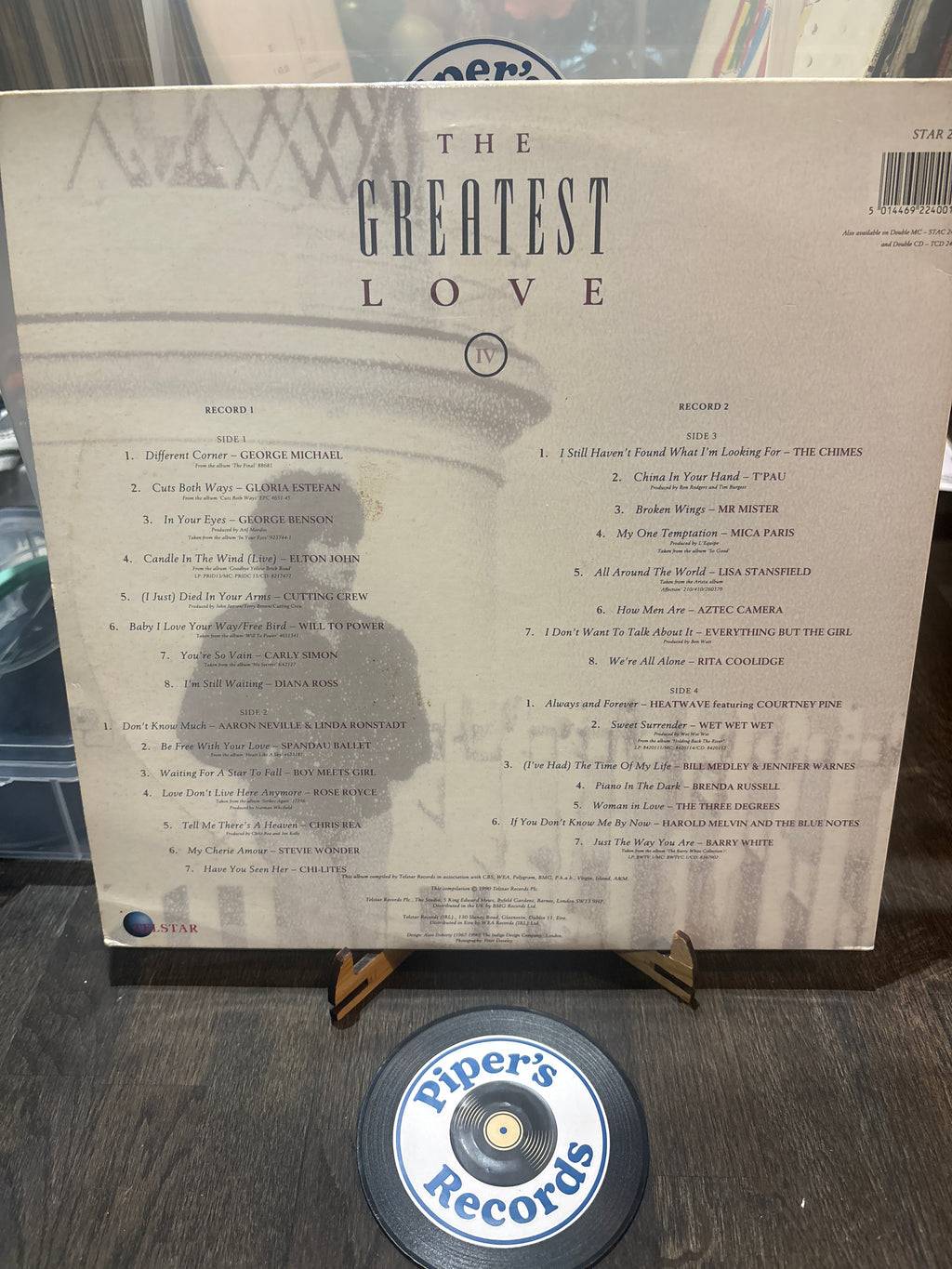 Various Artists – The Greatest Love IV (1990 UK 2×LP)