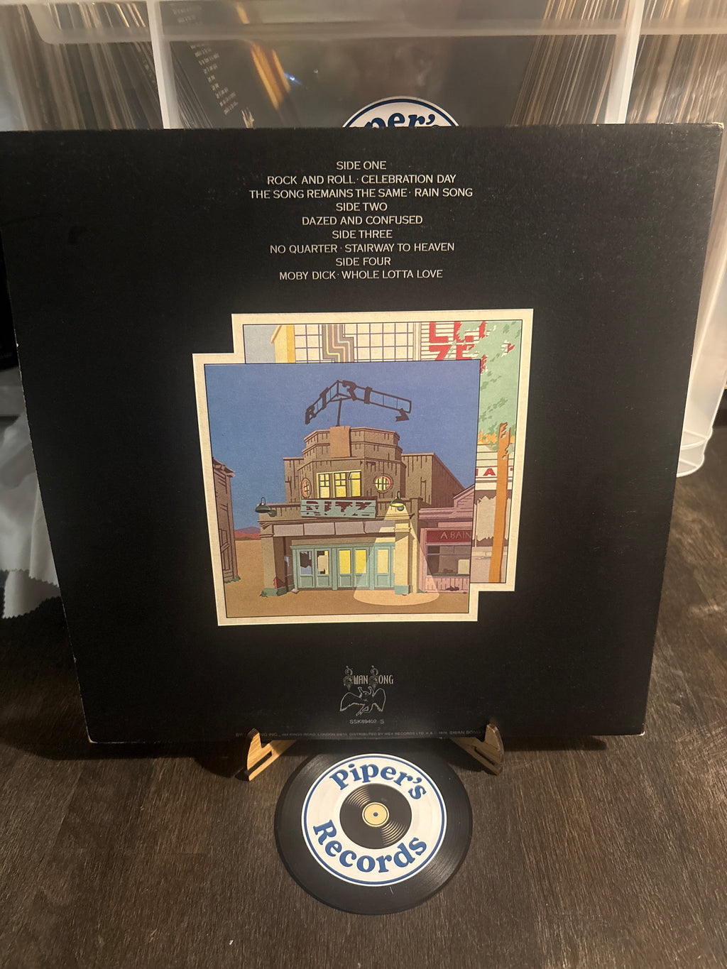 Led Zeppelin – The Song Remains The Same (SSK 89402) – UK 2×LP
