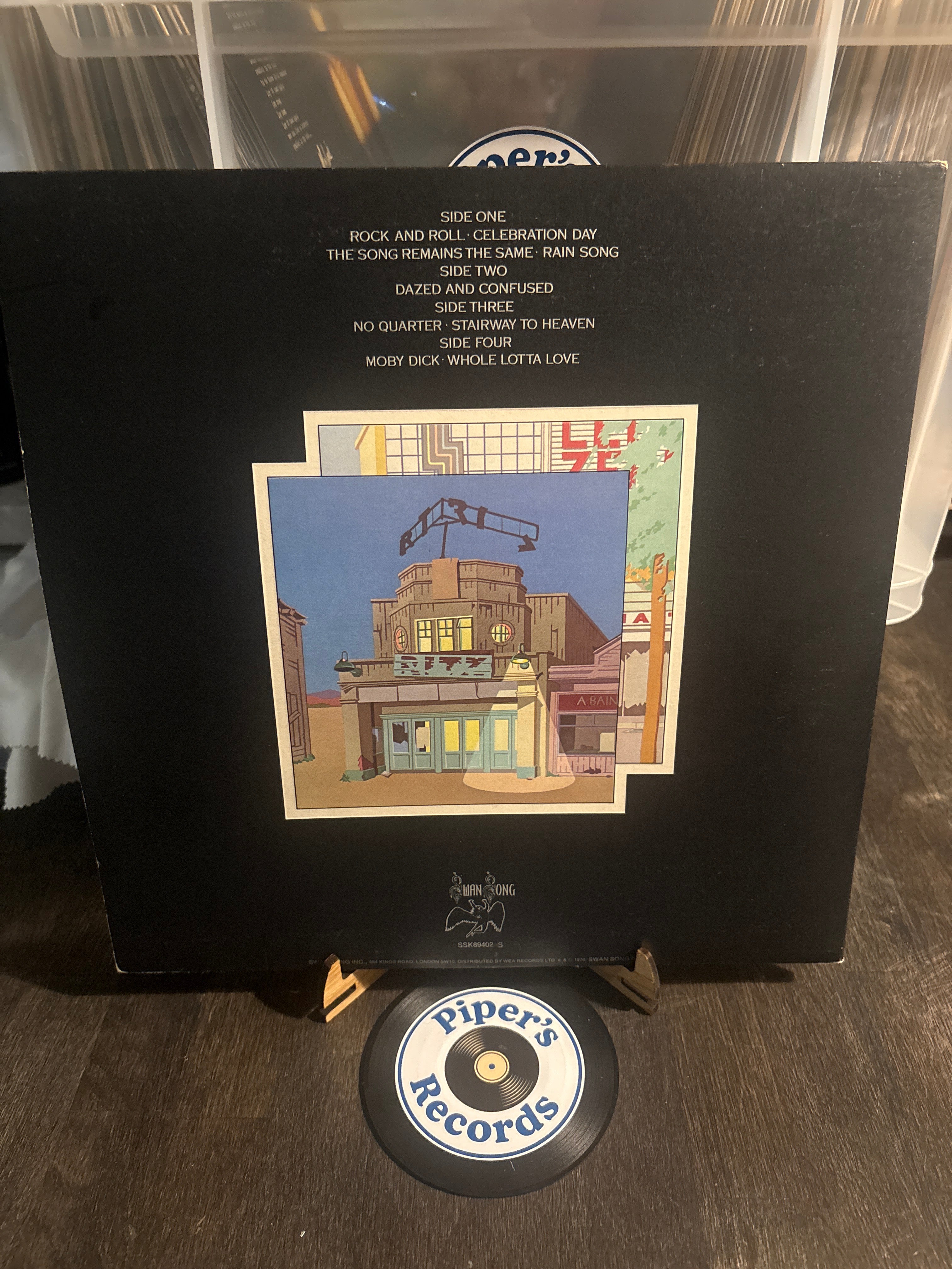 Led Zeppelin – The Song Remains The Same (SSK 89402) – UK 2×LP