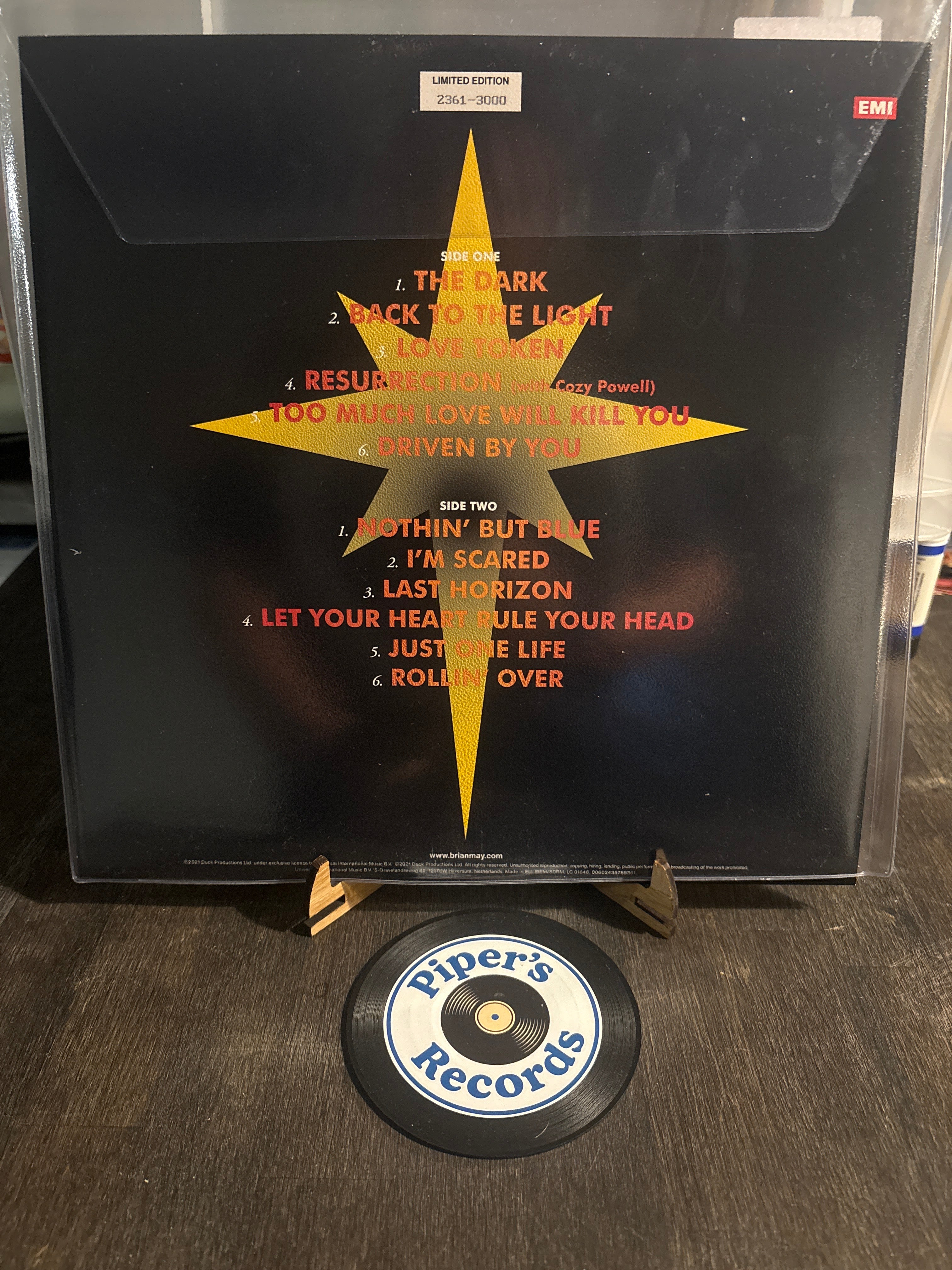 Brian May – Back to the Light (2021 Limited Edition Picture Disc)