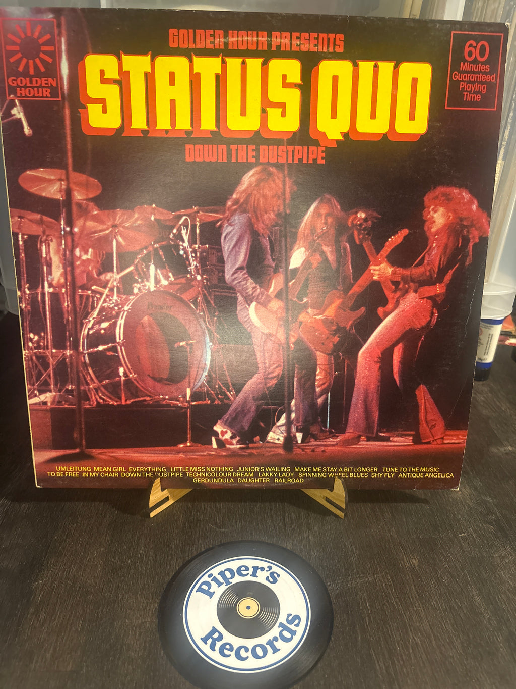 Status Quo – Down The Dustpipe (1975 UK LP)