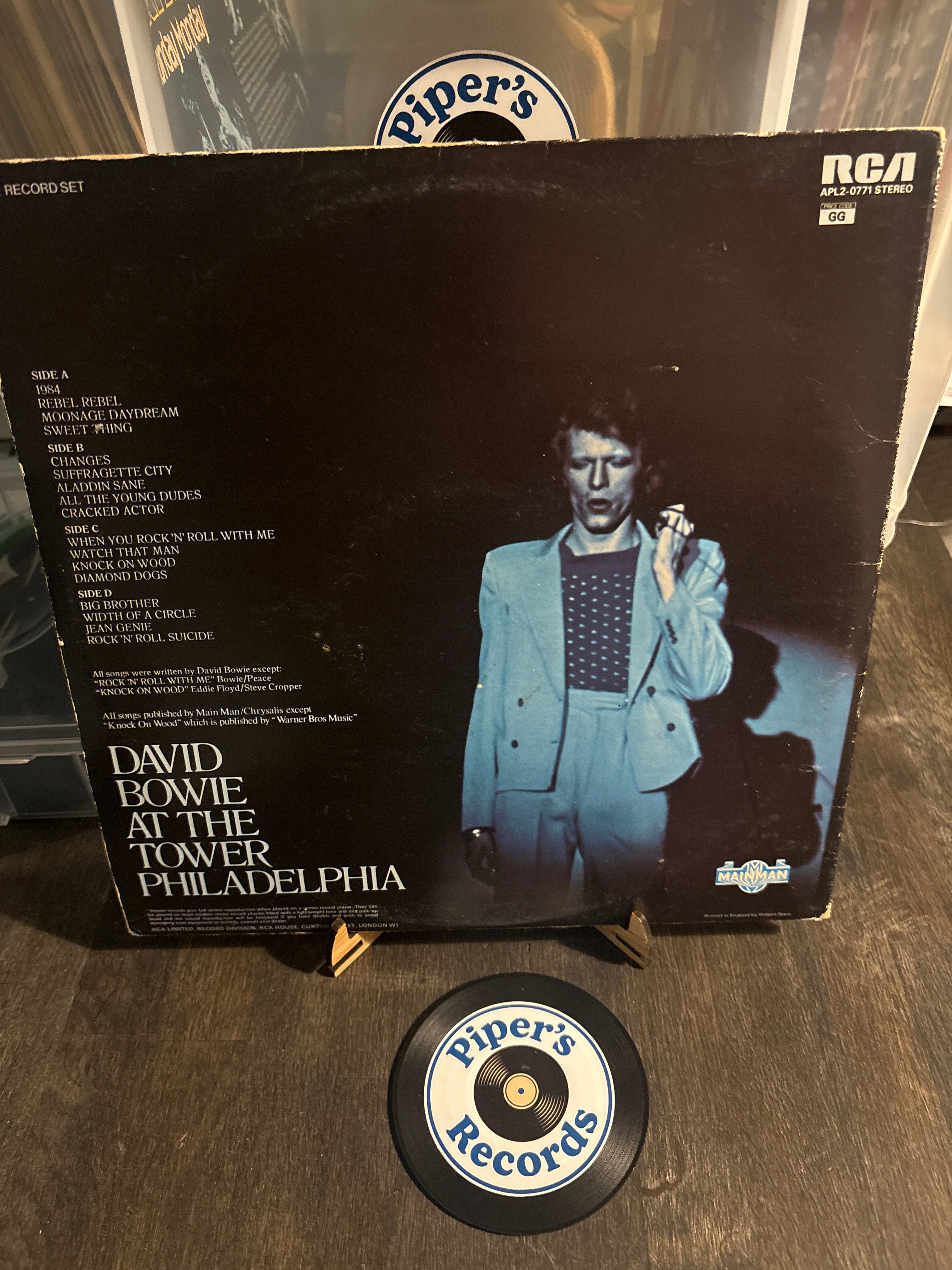 David Bowie – David Live (2×LP, Gatefold, UK 1974)