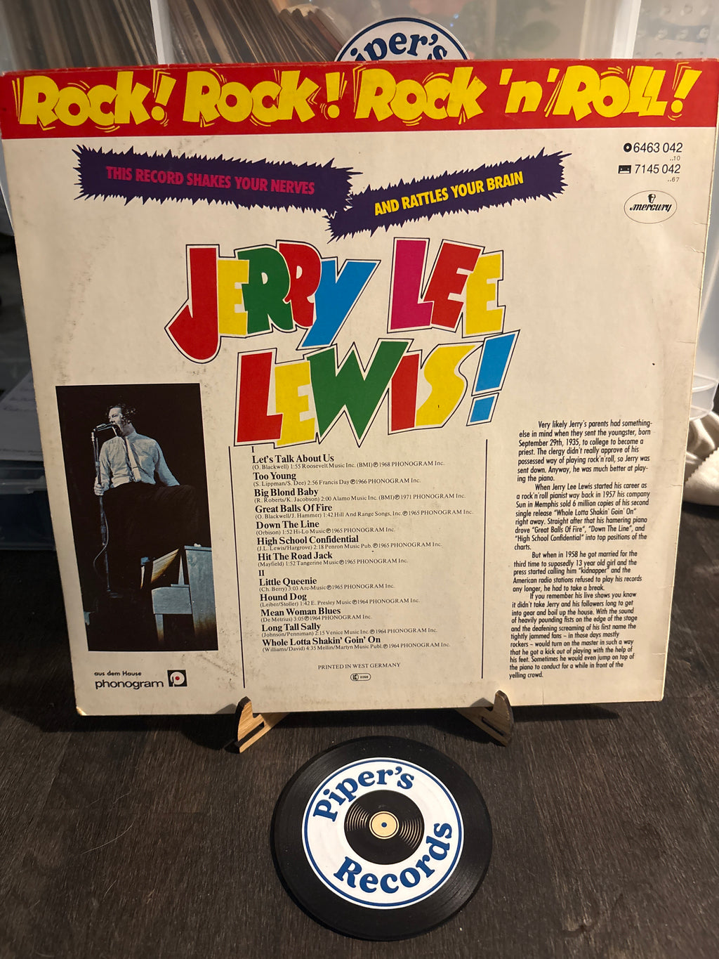 Jerry Lee Lewis – Rock Rock Rock ’n’ Roll (Mercury – 6463042)