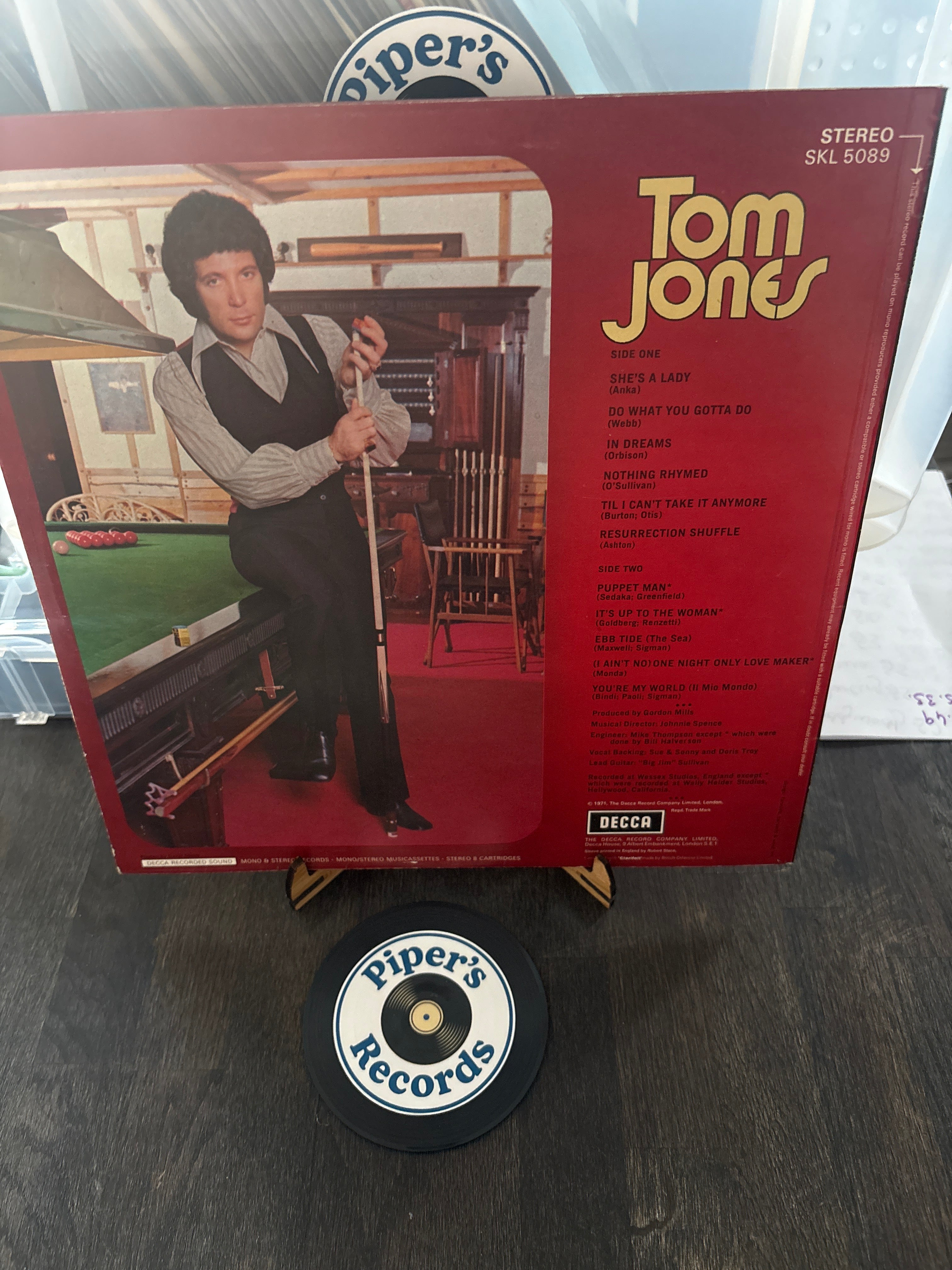 Tom Jones – Tom Jones Sings She’s a Lady (LP, Stereo)
