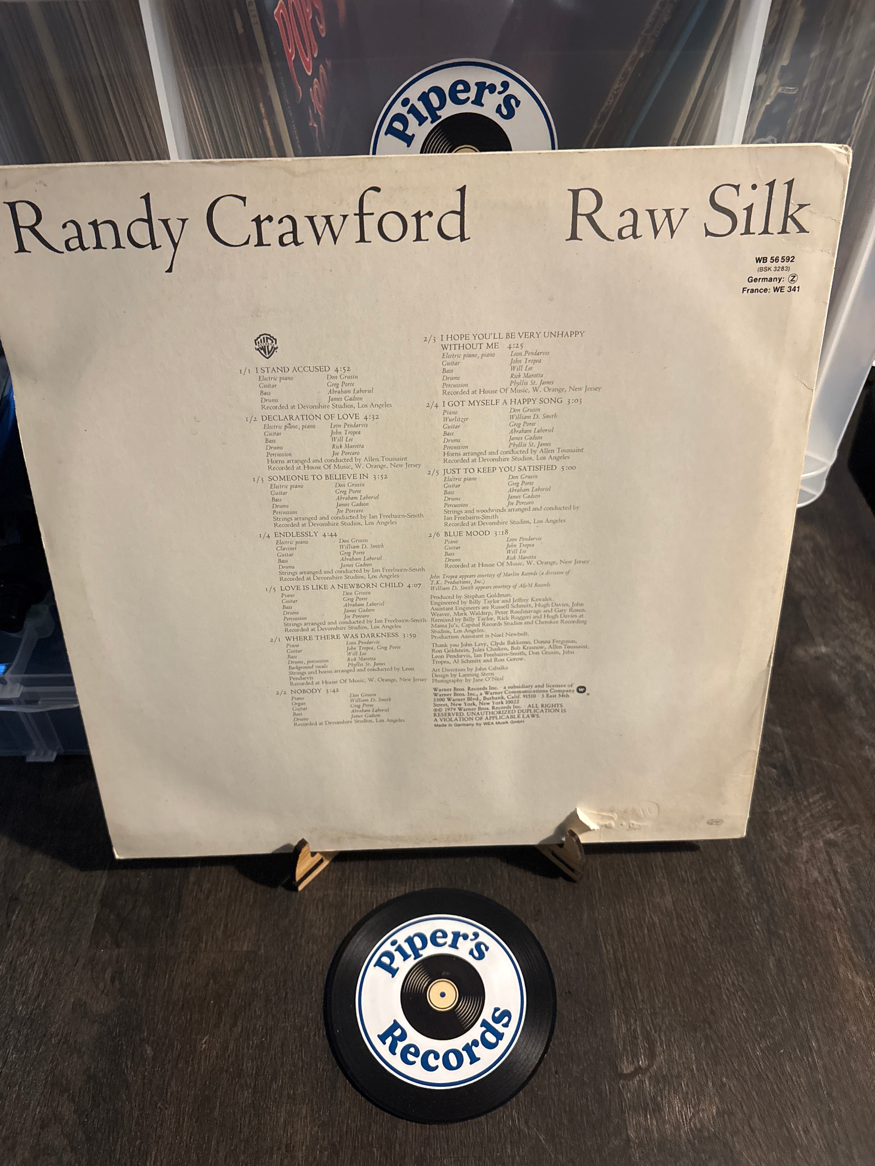 Randy Crawford – Raw Silk (1979 LP, Warner Bros.)