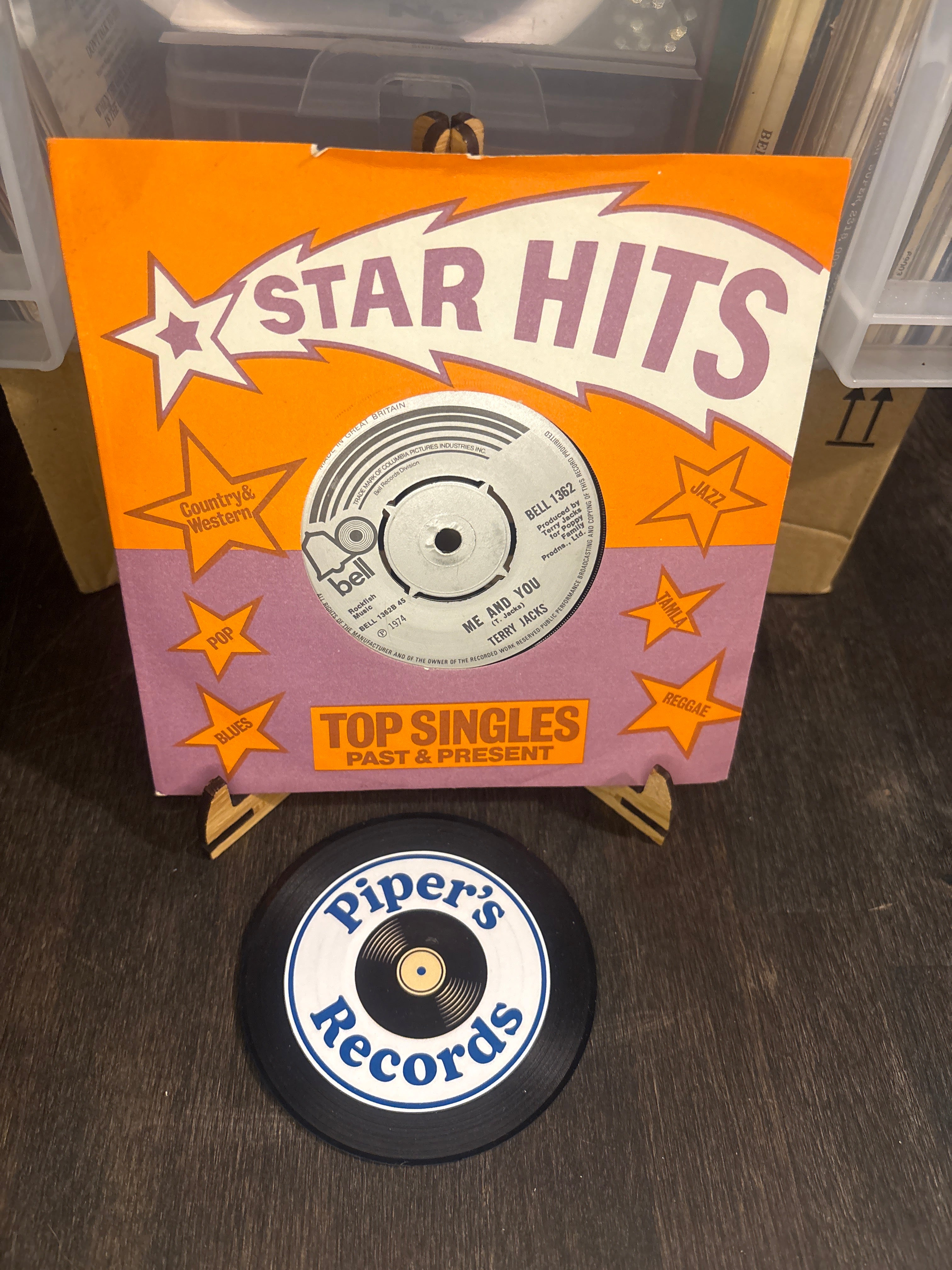 Terry Jacks – If You Go Away / Me And You (7", 1974, Bell – BELL 1362)