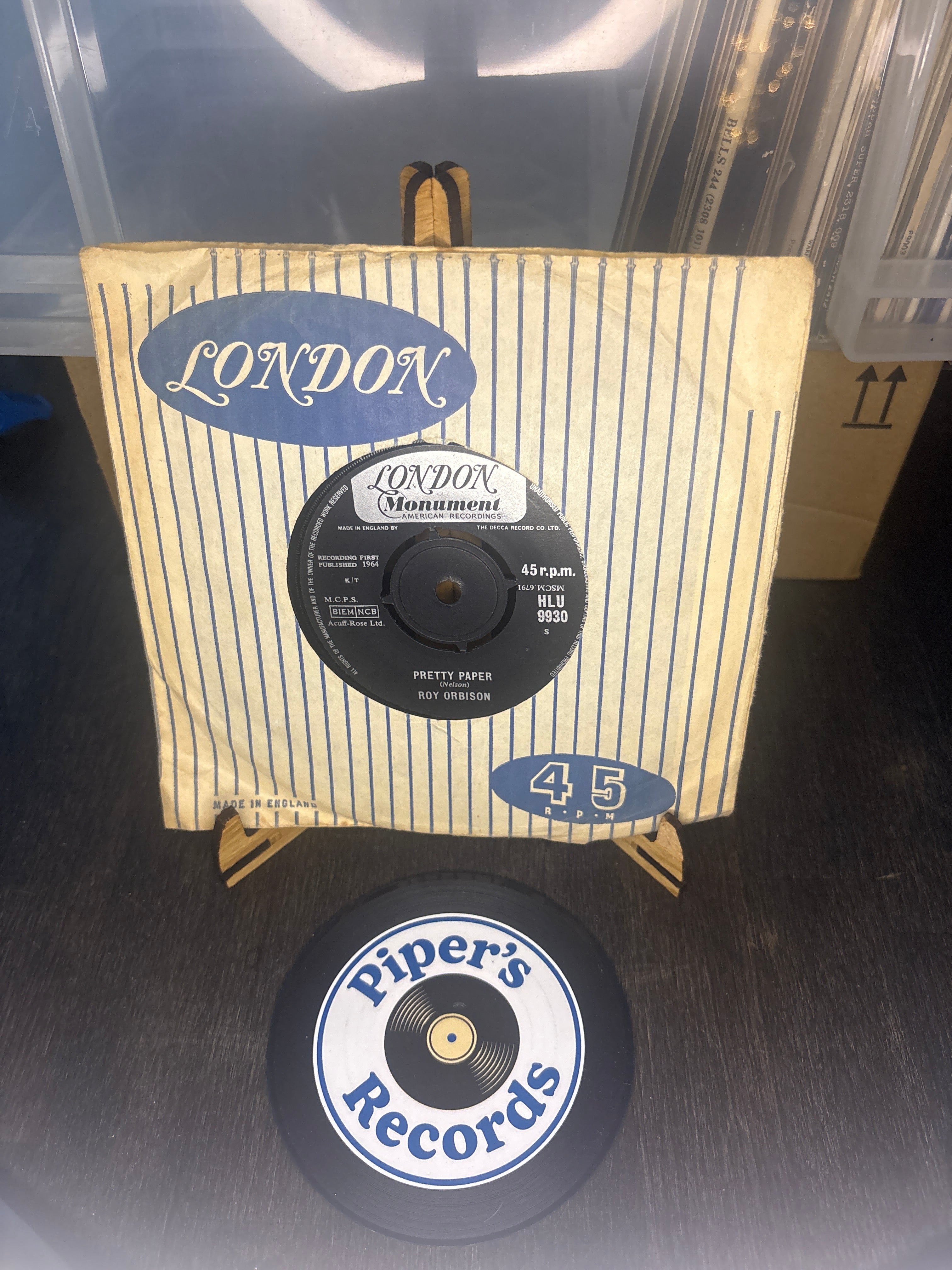 Roy Orbison – Pretty Paper (1964 UK 7" Single)
